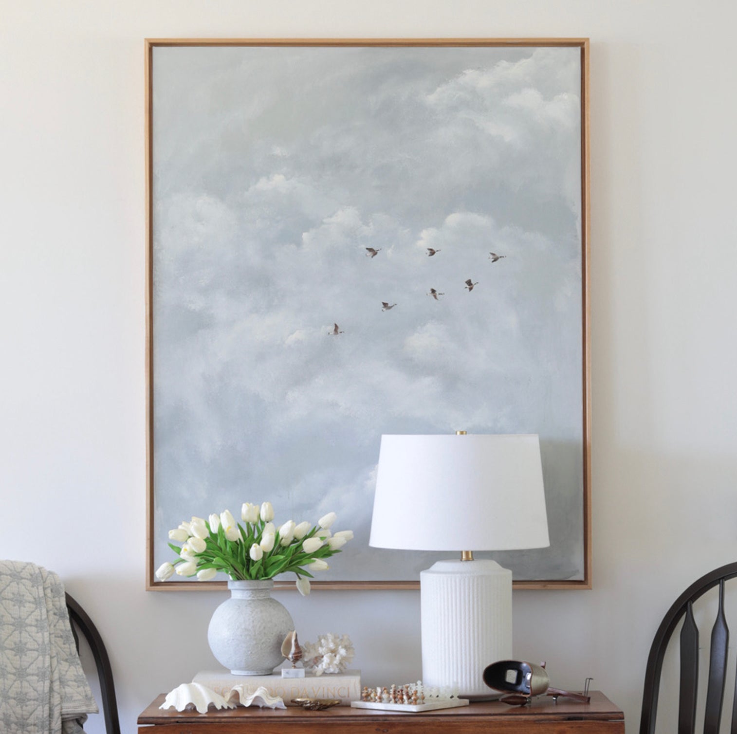 Noble Geese Canvas Wall Art