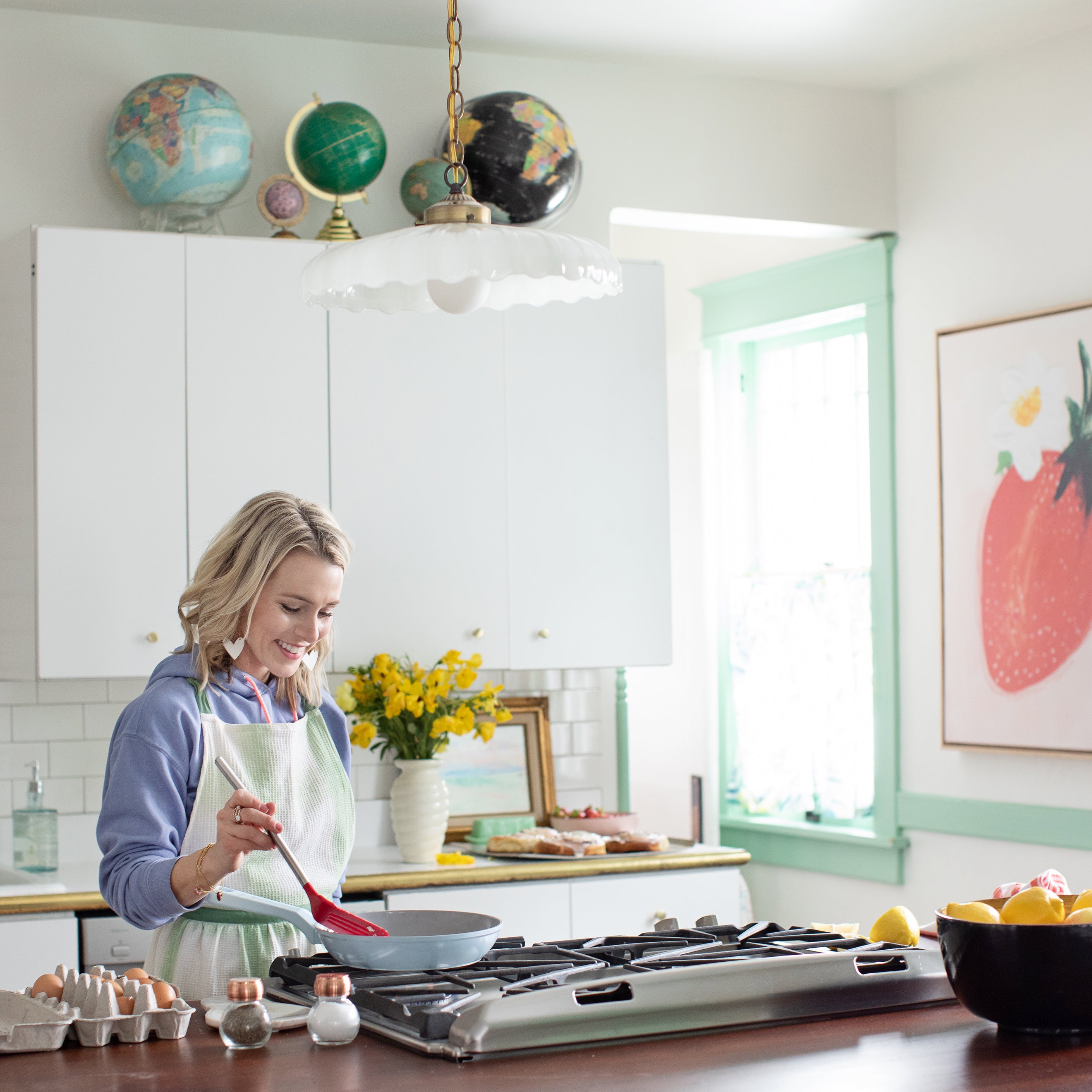 Strawberry On Blush | Canvas