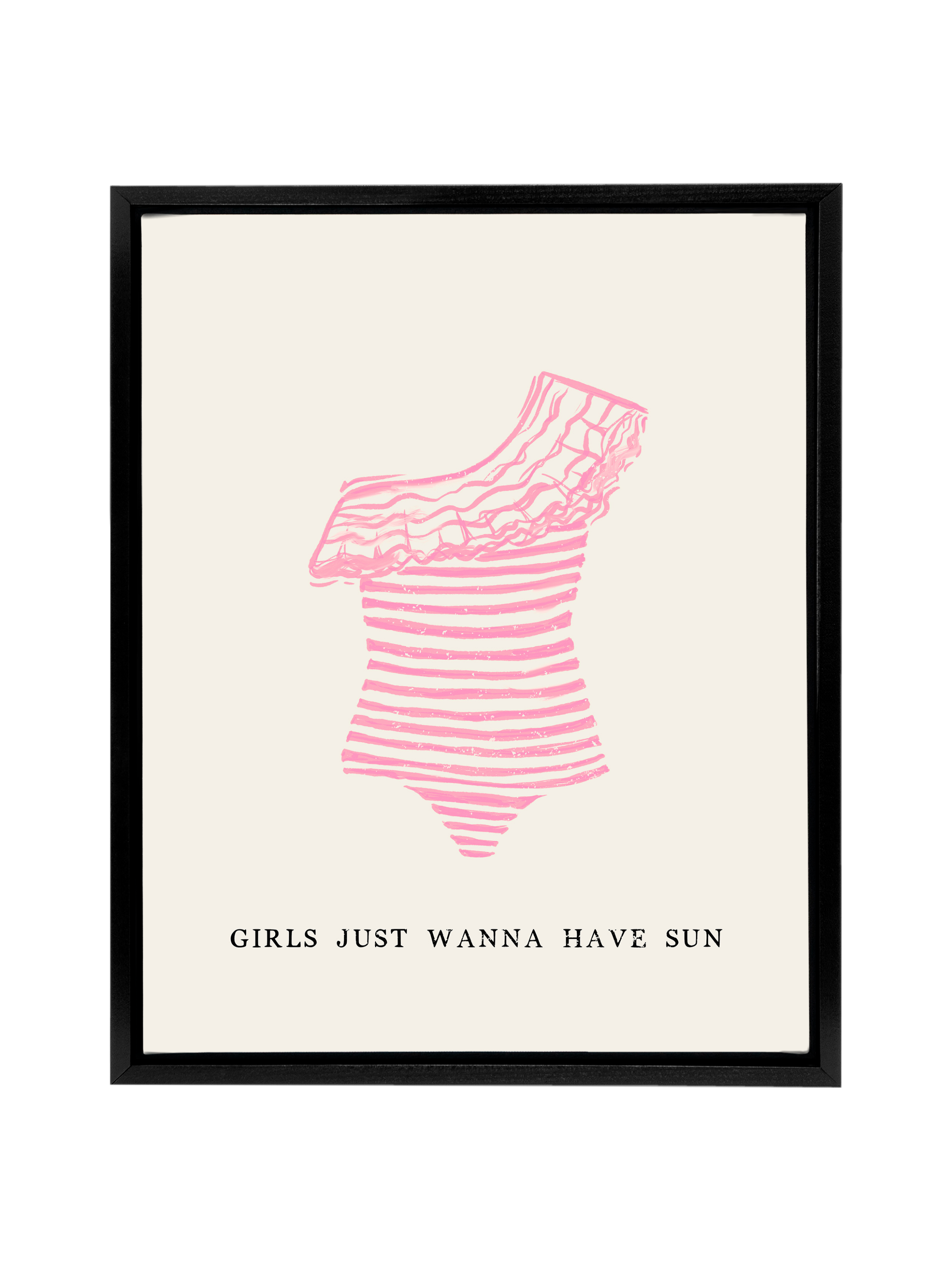 Girls Just Wanna Have Sun (Pink) | Canvas