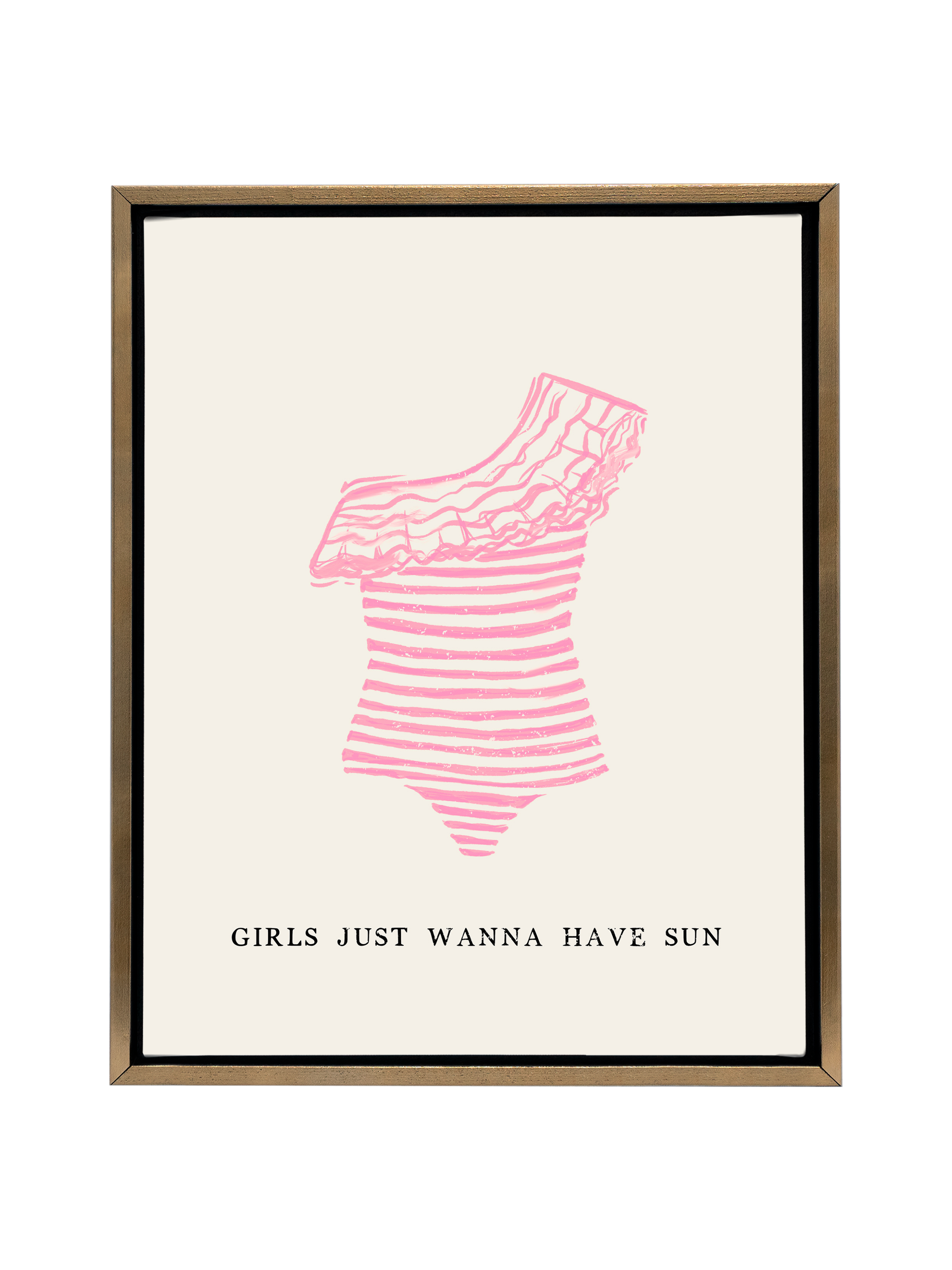Girls Just Wanna Have Sun (Pink) | Canvas
