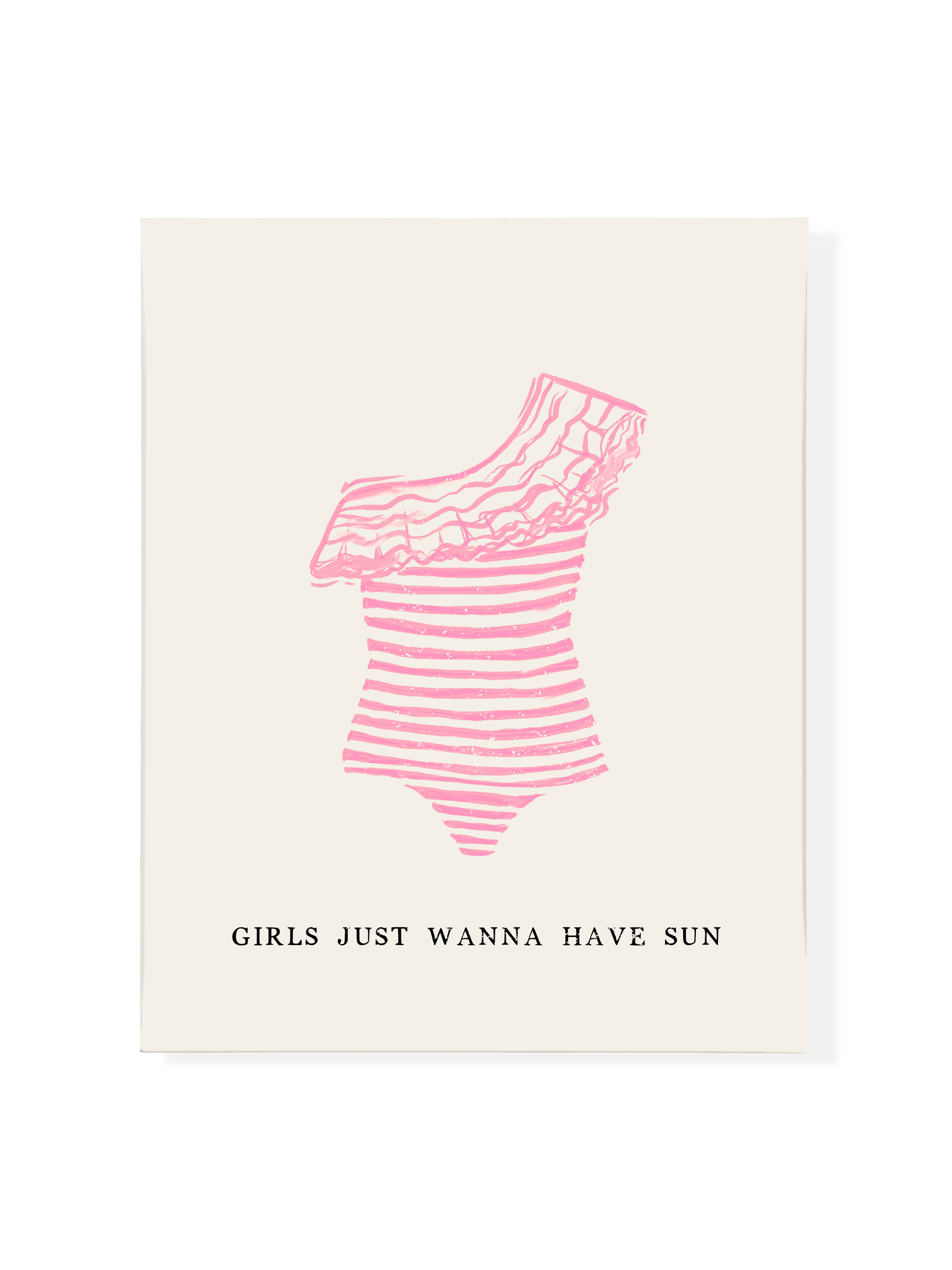Girls Just Wanna Have Sun (Pink) | Canvas