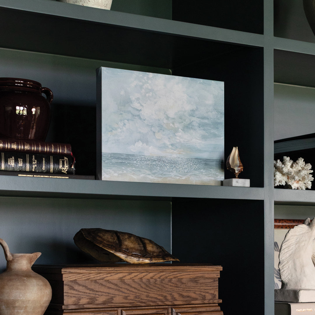 Dazzling Shore Canvas Wall Art . Rectangle