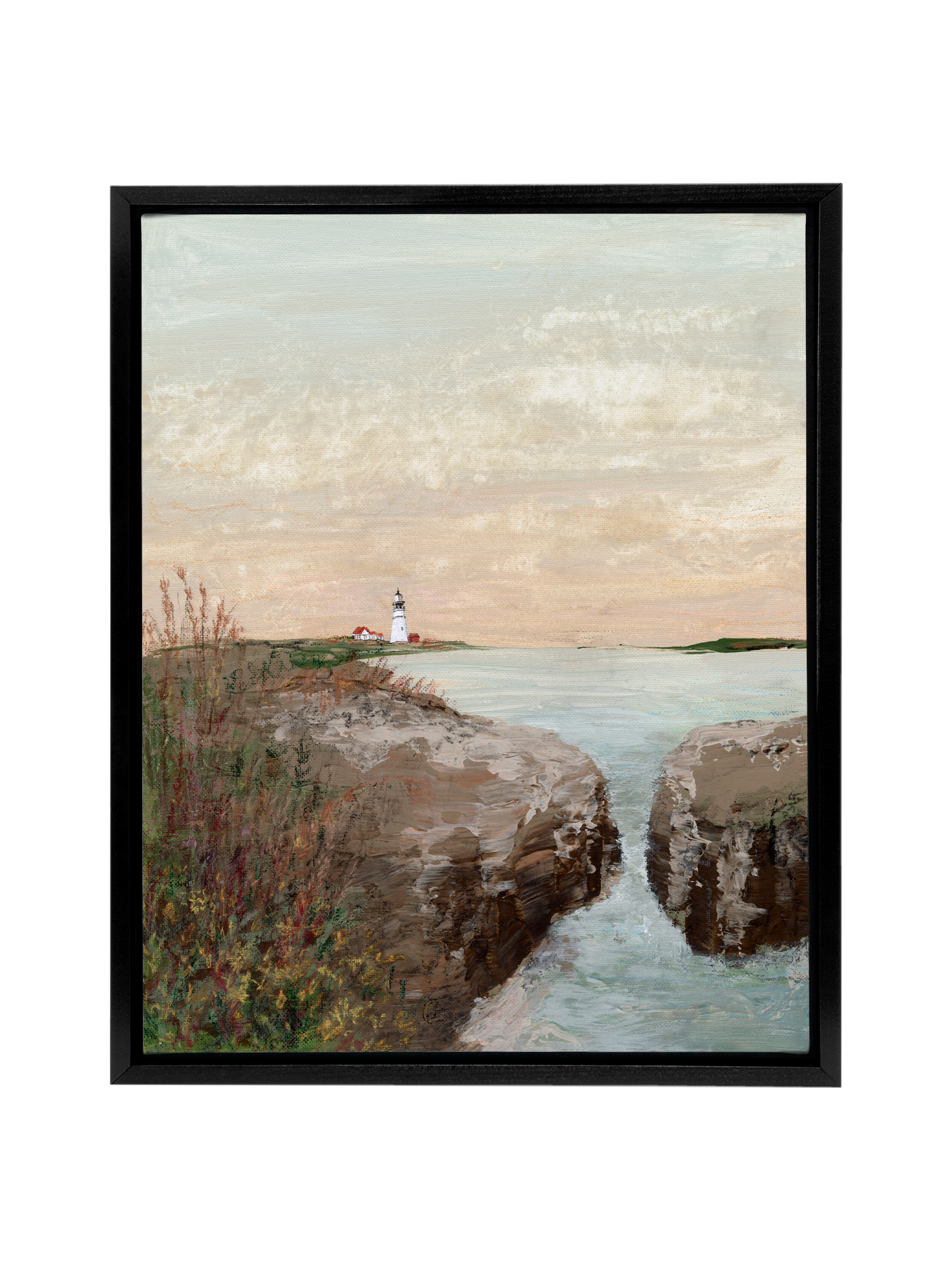 Golden hour at the Lighthouse | Canvas