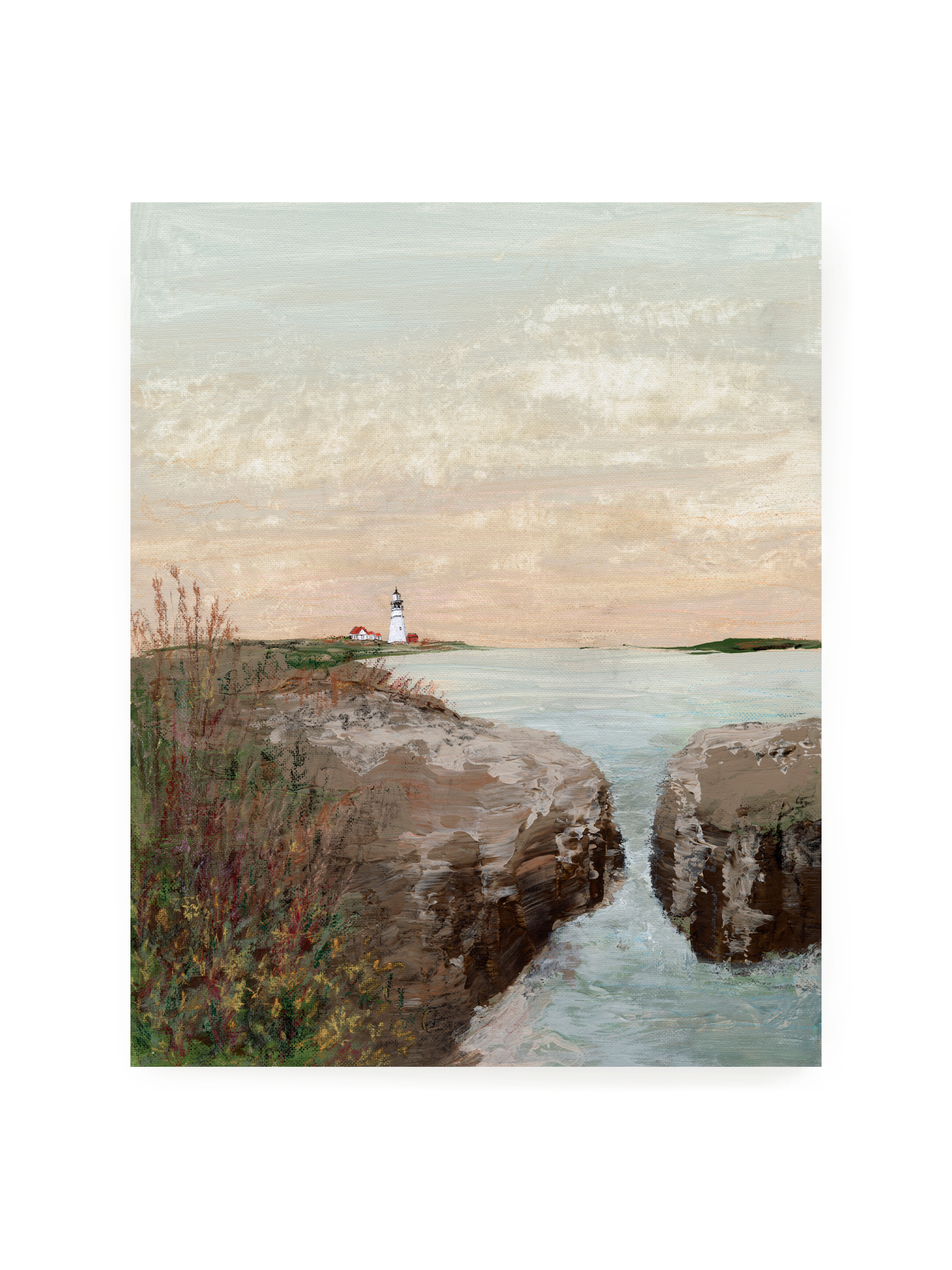 Golden hour at the Lighthouse | Art Print