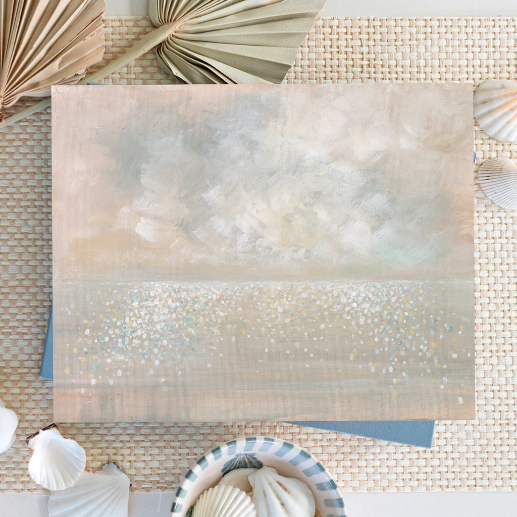 Champagne Waters Canvas Wall Art . Rectangle