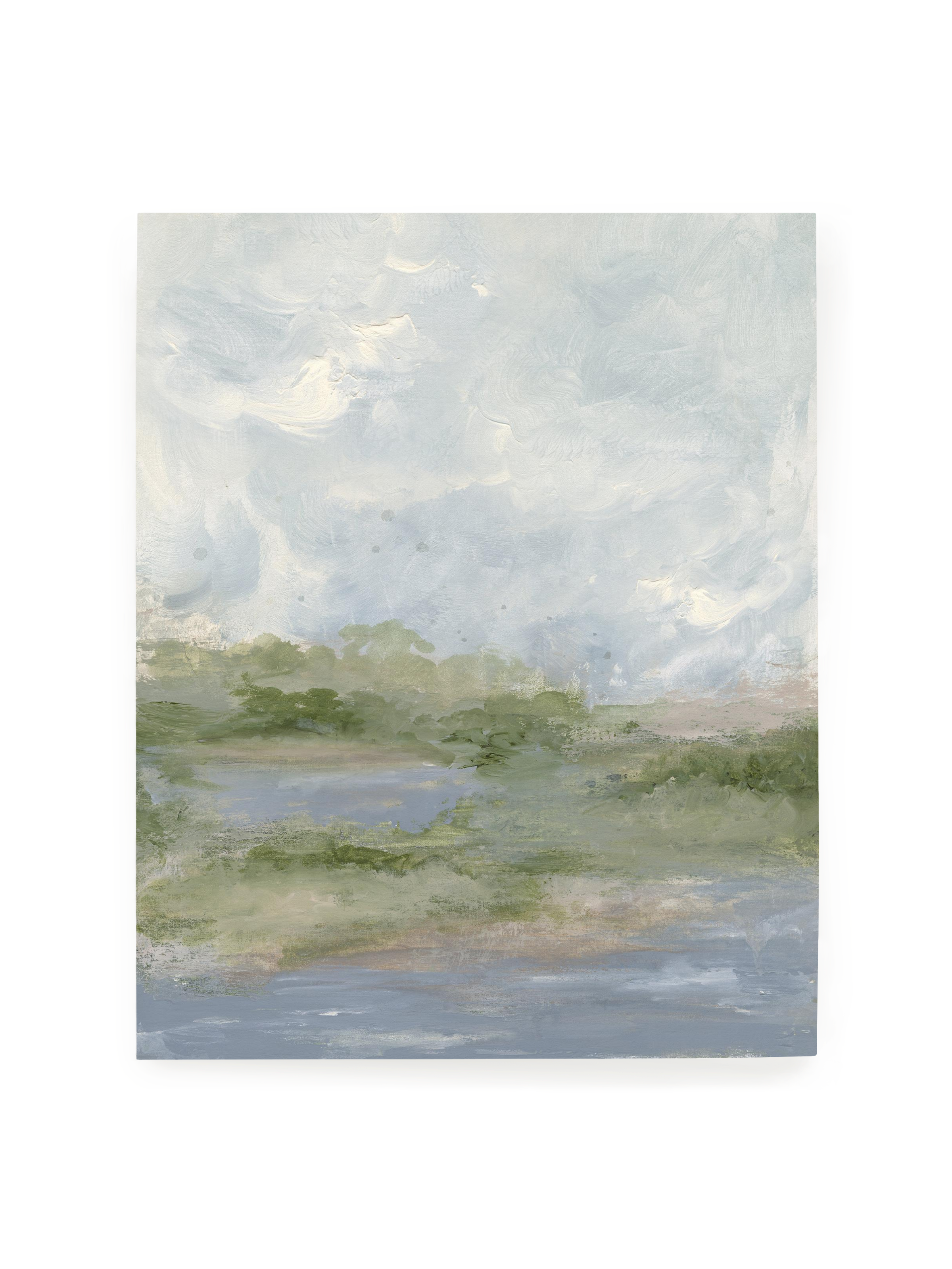 Green Pastures Luxe Art Print