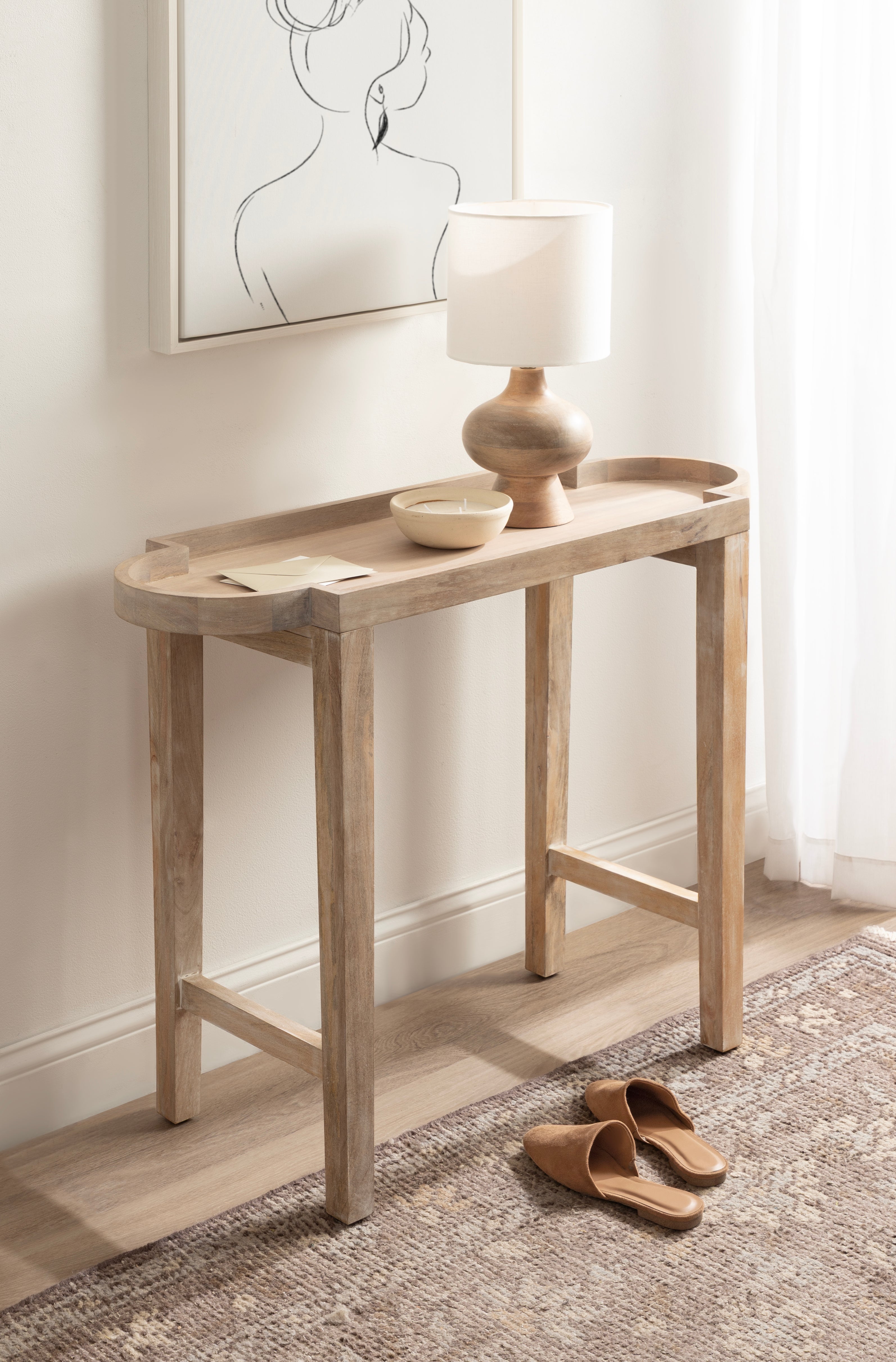 Jovie Wood Console Table