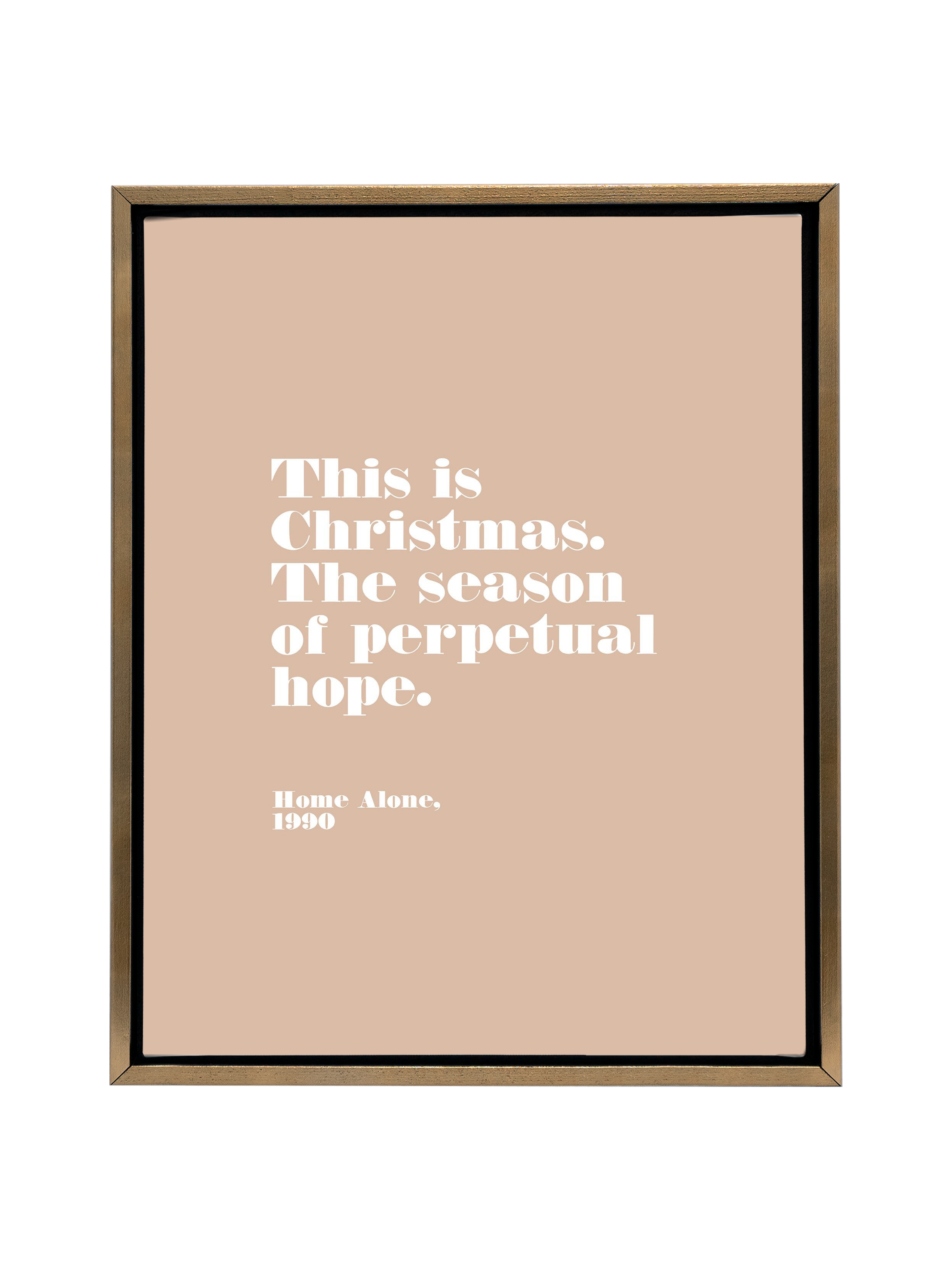 Home Alone Hope | Cameo | Canvas