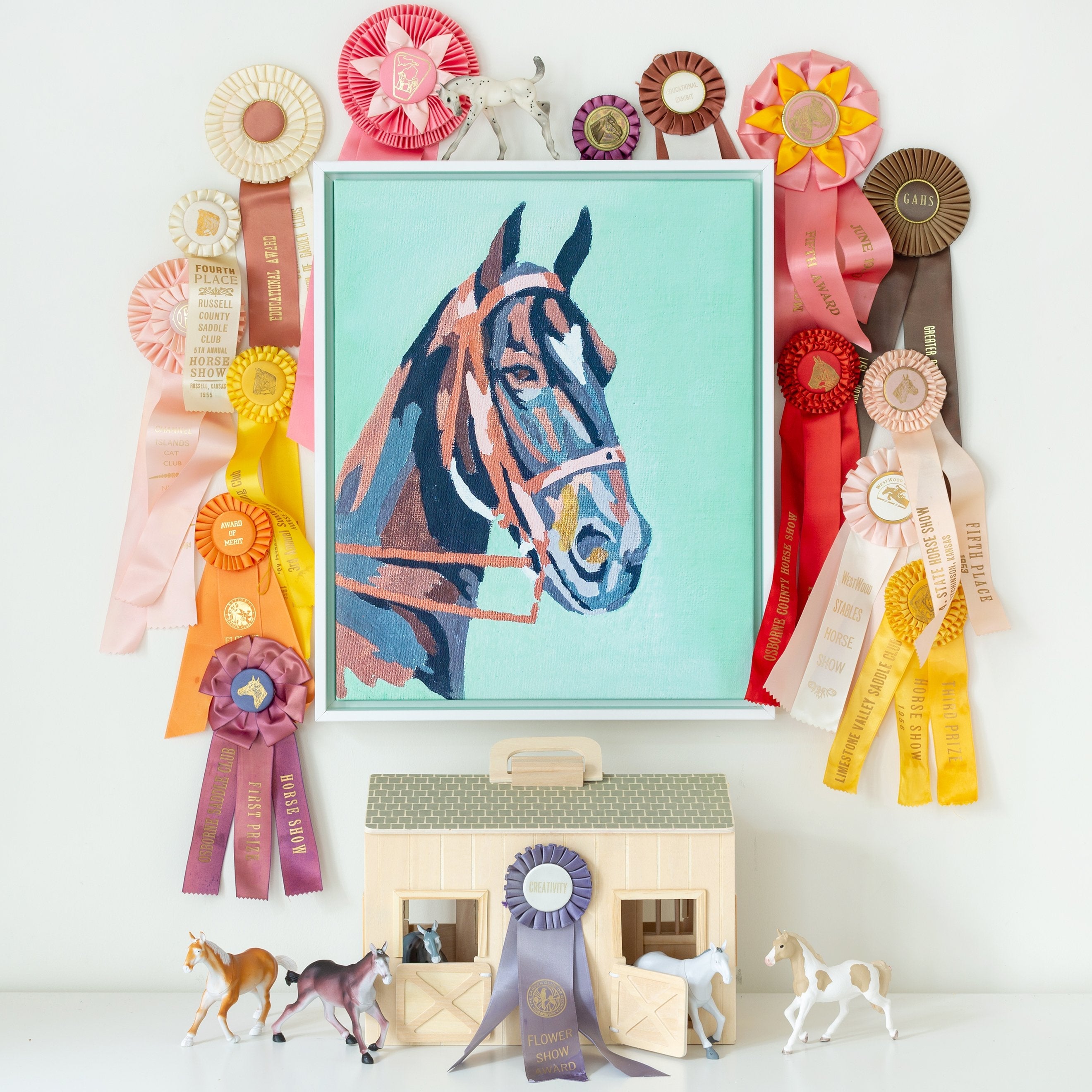 Horse Paint by Number | Canvas