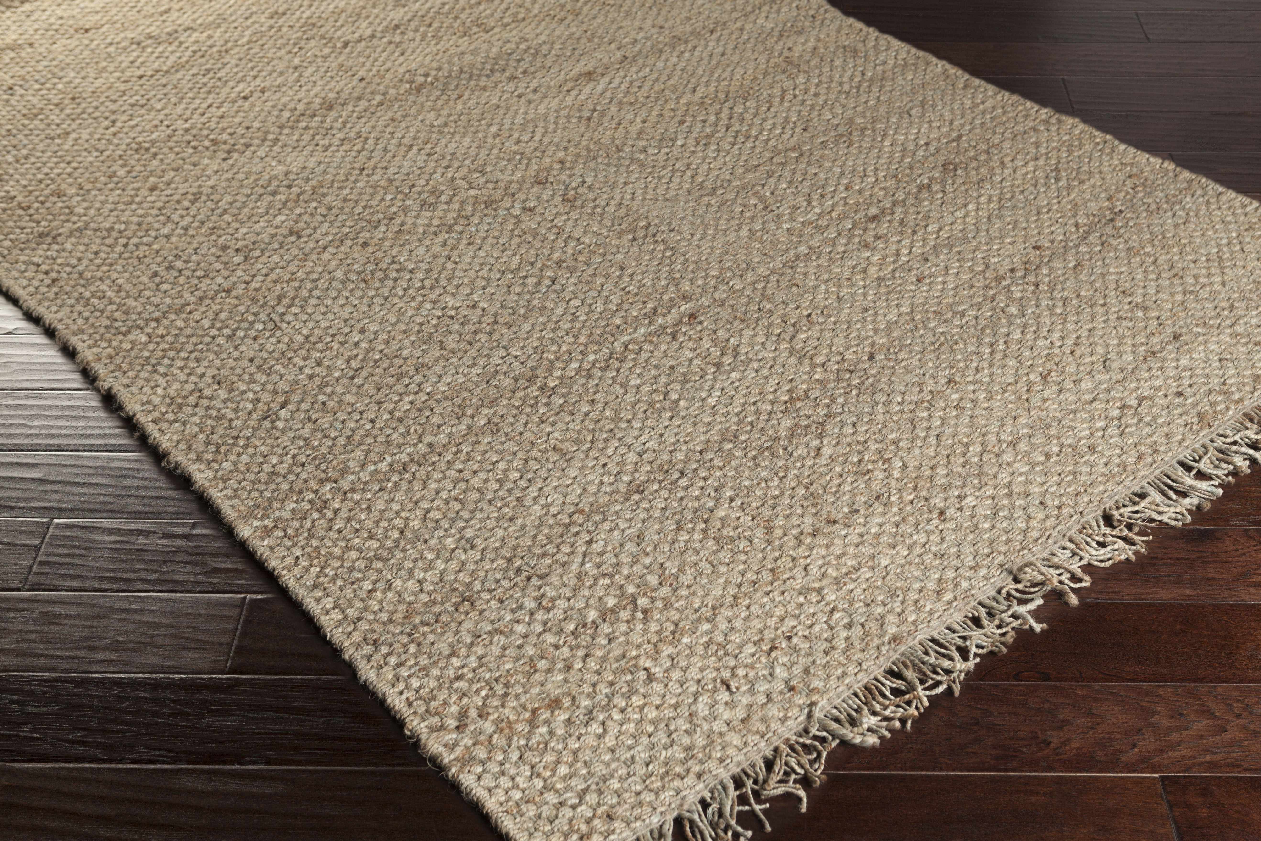 Hovland Hand Woven Natural Jute Rag Rug - Clearance