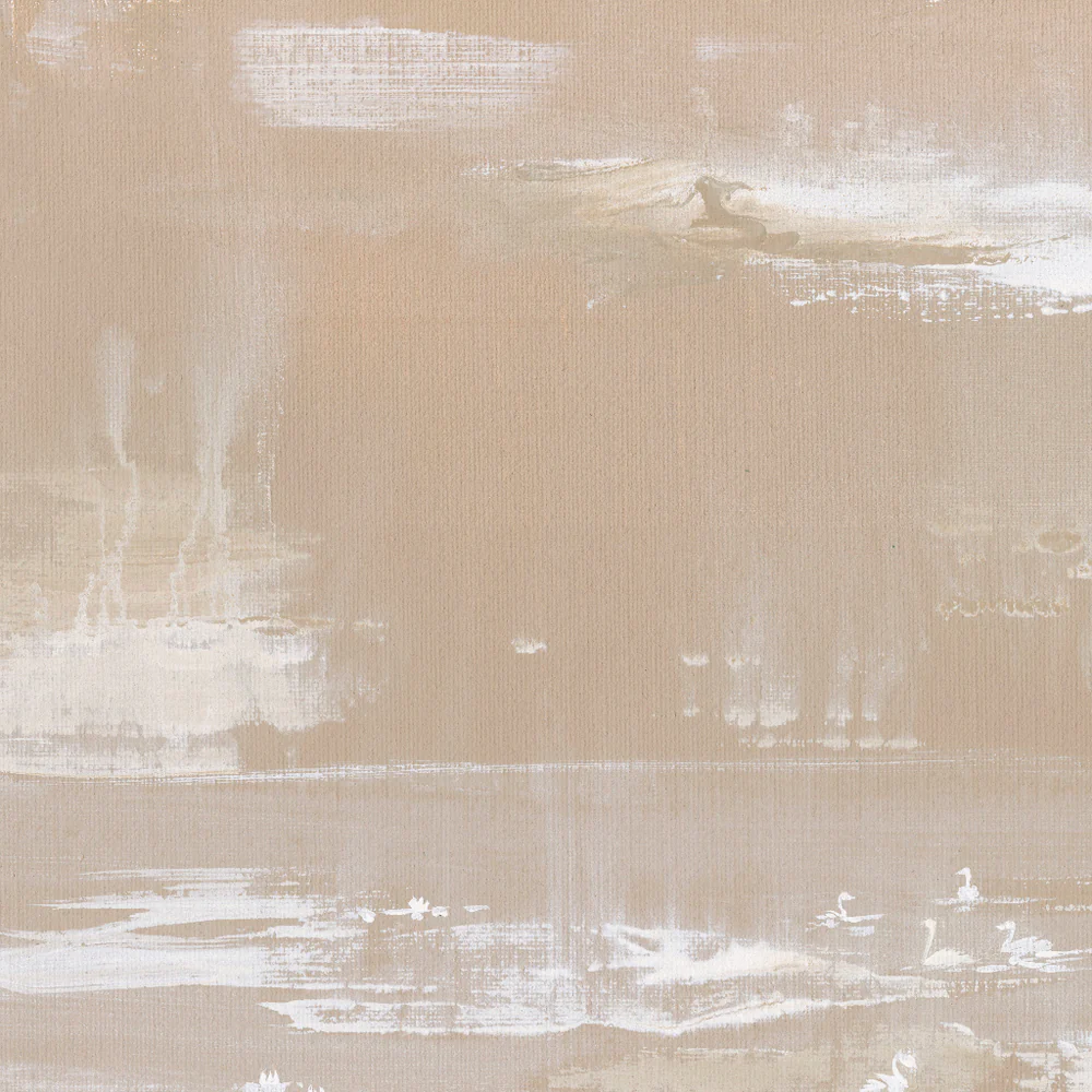 Wabi Sabi Swans Luxe Art Print