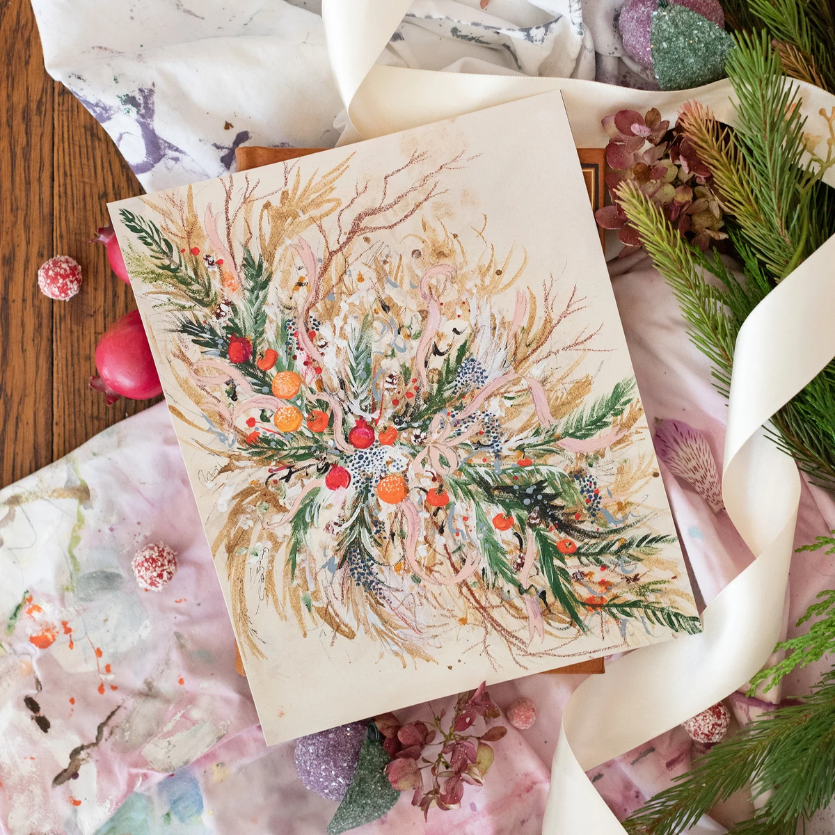 Wild Garland Art Print by Lindsay Letters