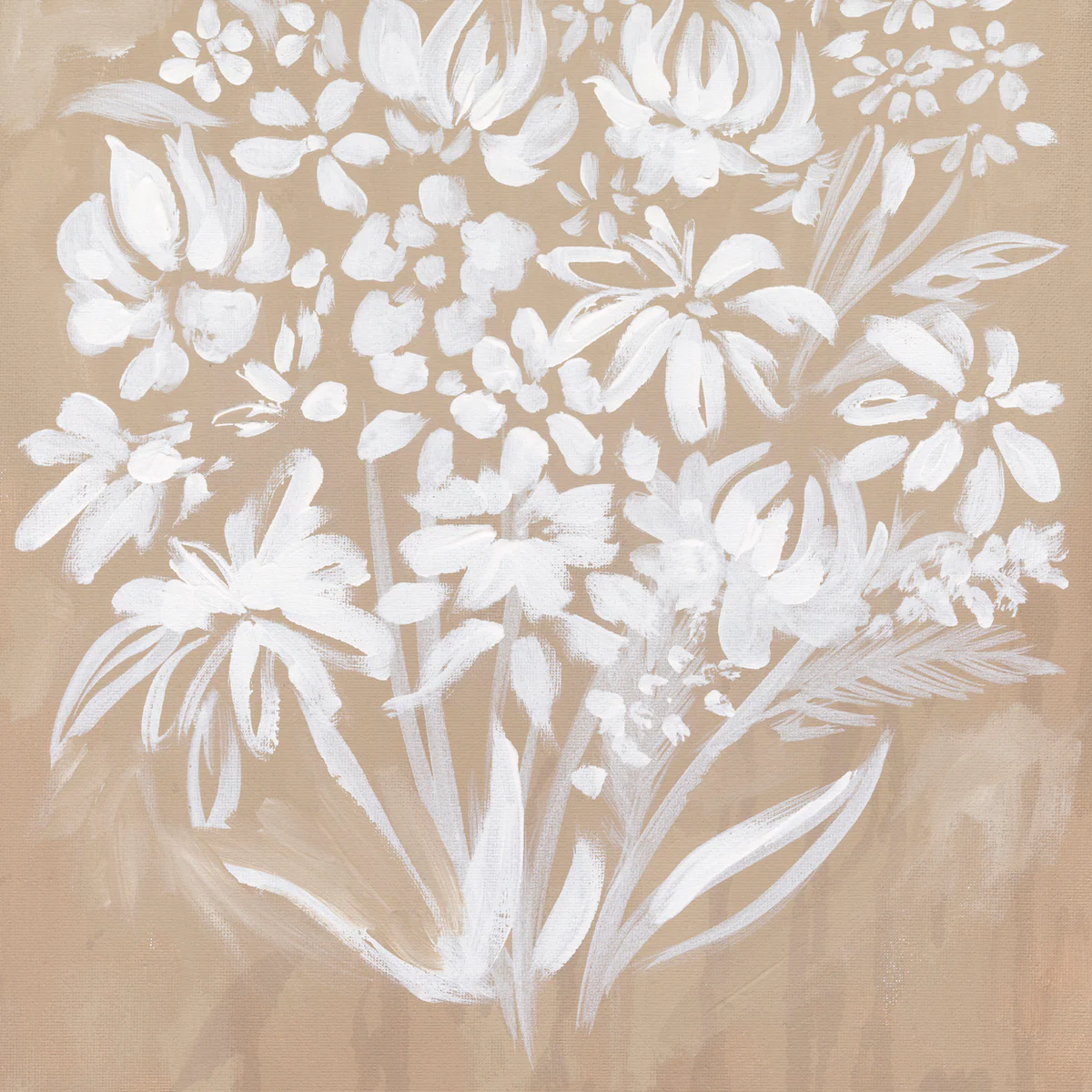 Wabi Sabi Wildflowers Luxe Art Print