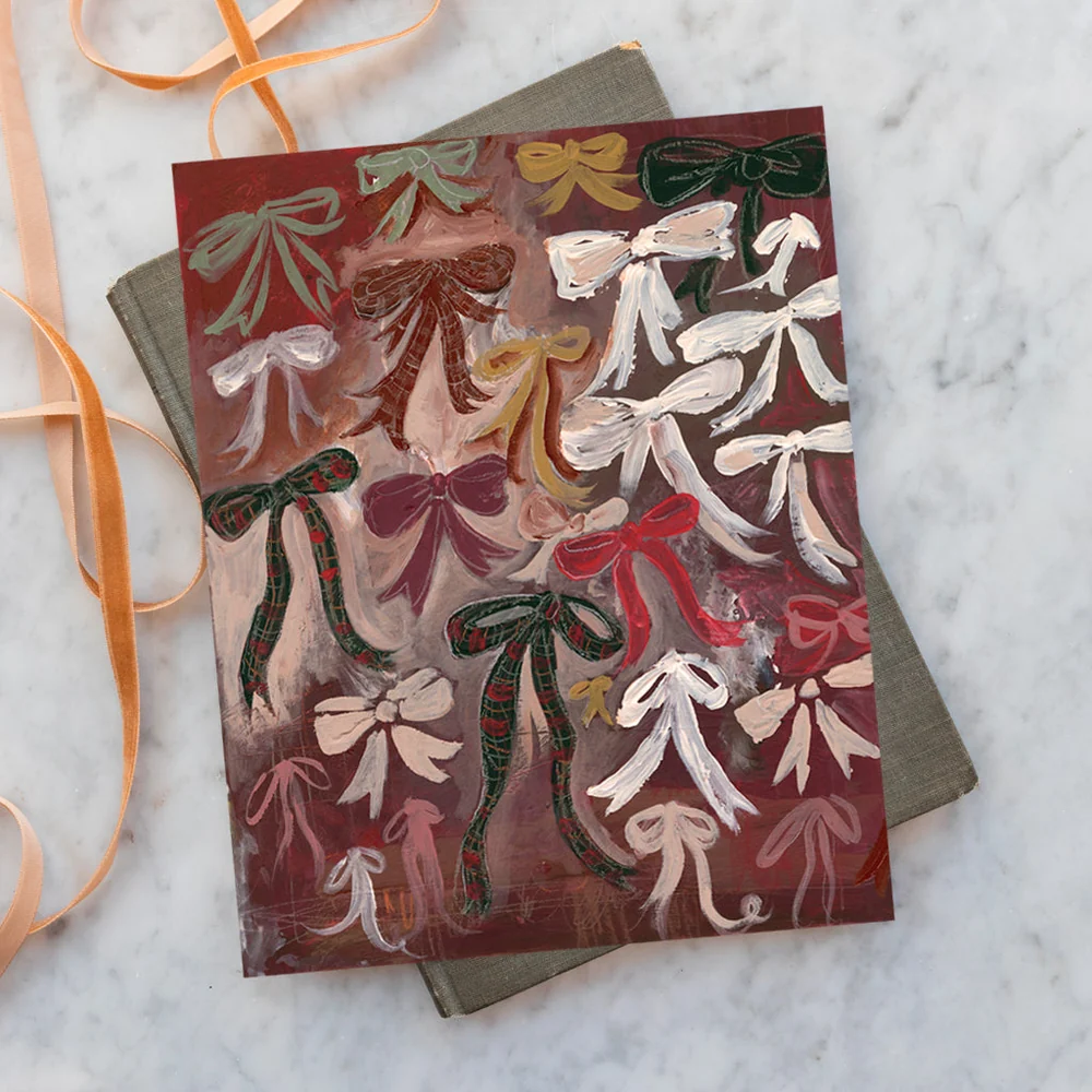 Ribbons and Bows Art Print by Lindsay Letters