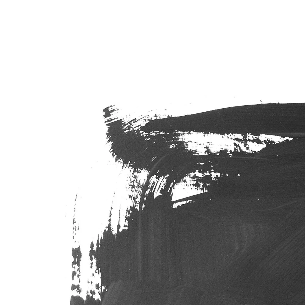 Black Splotch Luxe Art Print