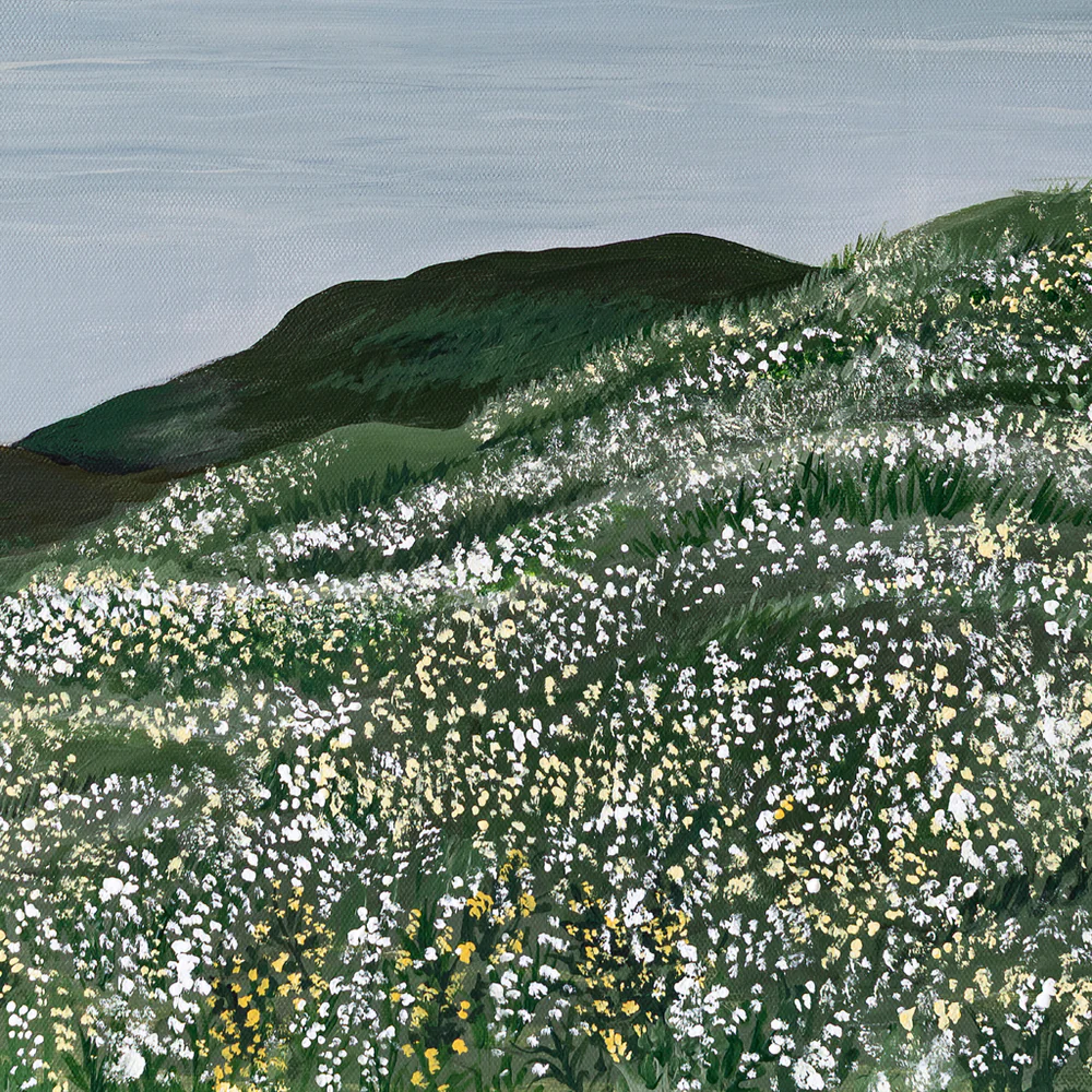 Waterside Wildflowers Luxe Art Print