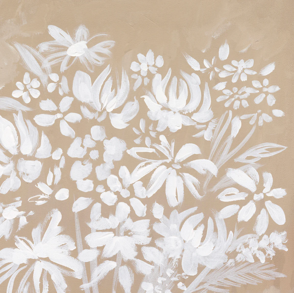 Wabi Sabi Wildflowers Luxe Art Print