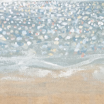 Dazzling Shore Luxe Art Print