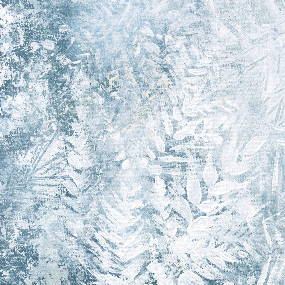 Sparkling Snowflakes Luxe Art Print