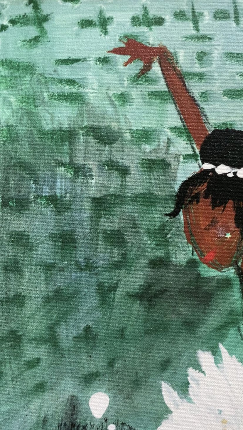 Ballerina on Stage | Canvas