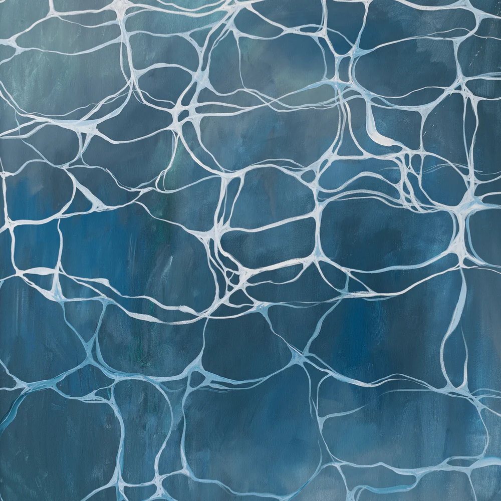 Sparkling Lake Luxe Art Print