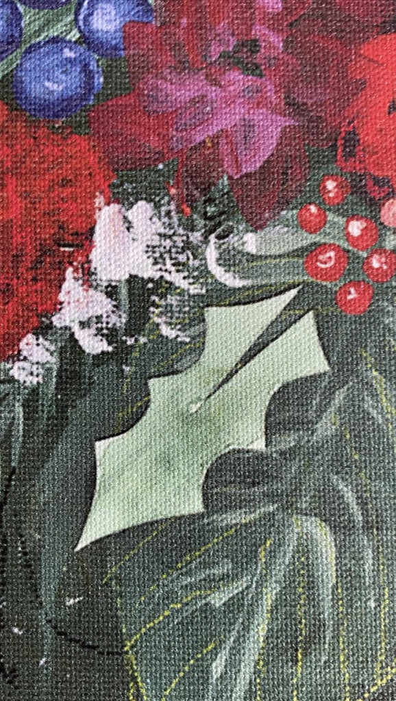 holiday bouquet canvas