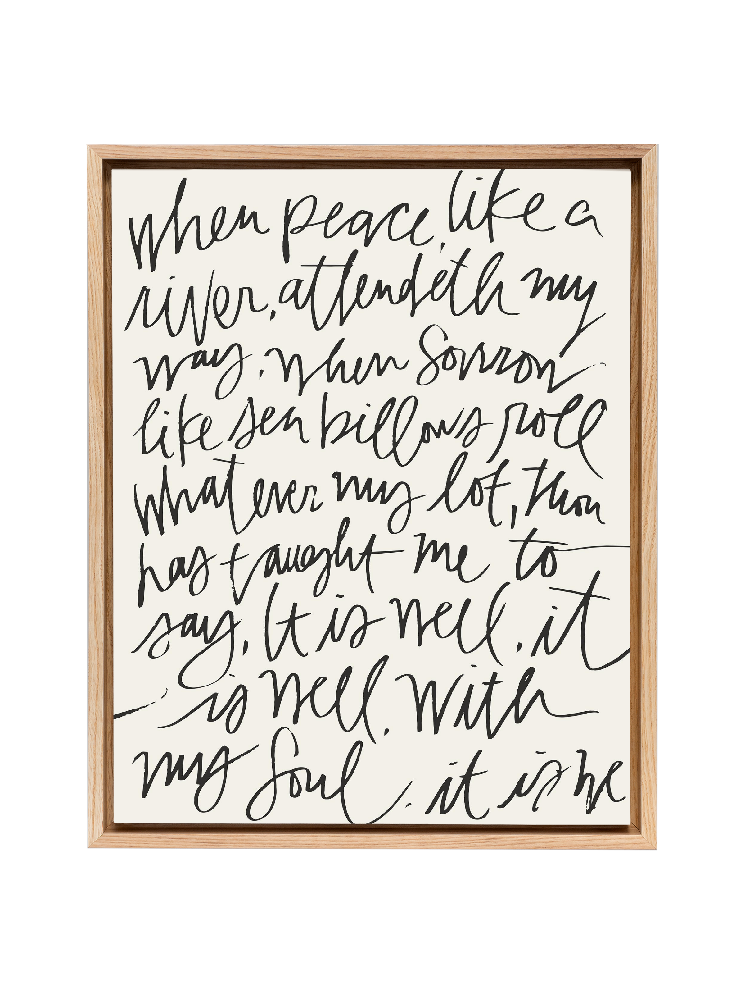 It Is Well | Alabaster | Canvas