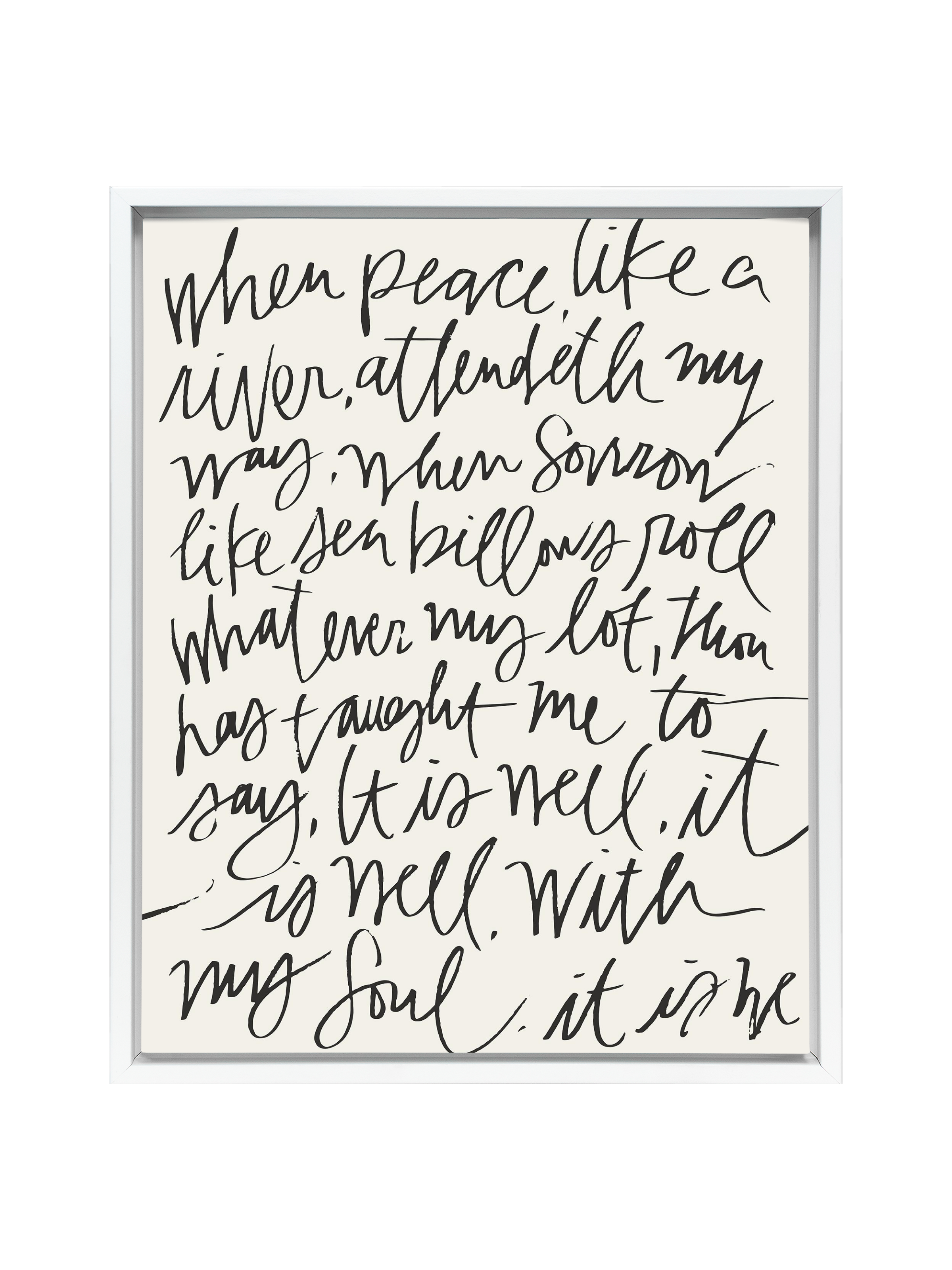 It Is Well | Alabaster | Canvas