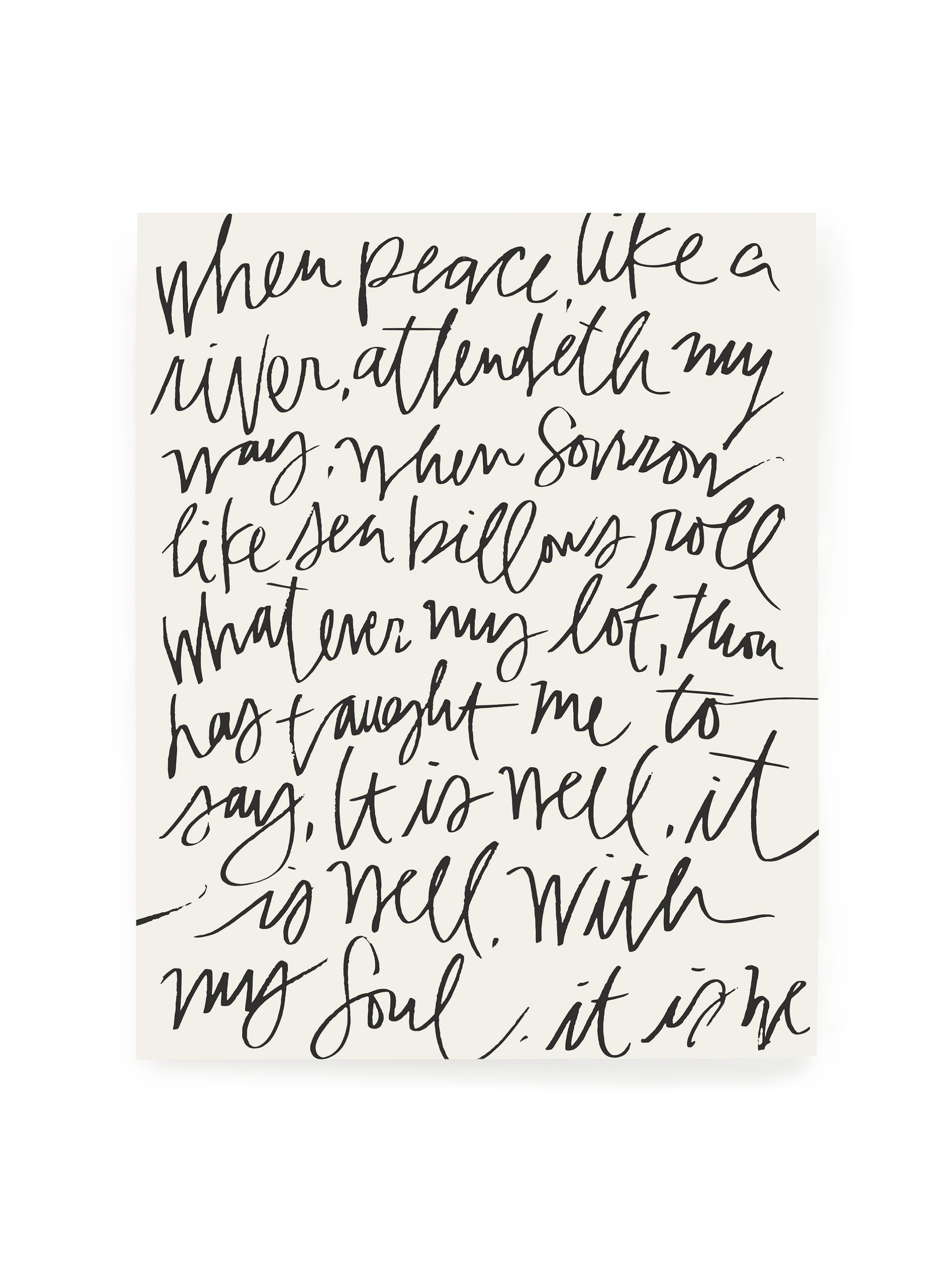 It Is Well Luxe Art Print