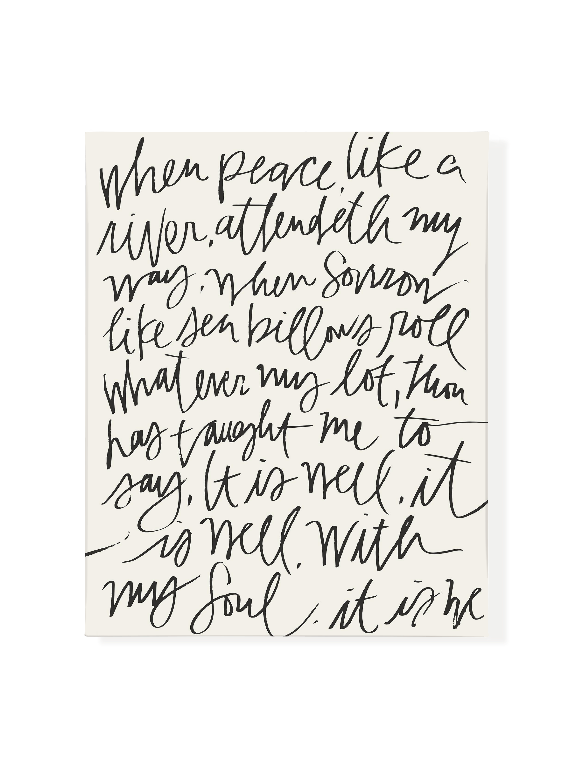 It Is Well | Alabaster | Canvas