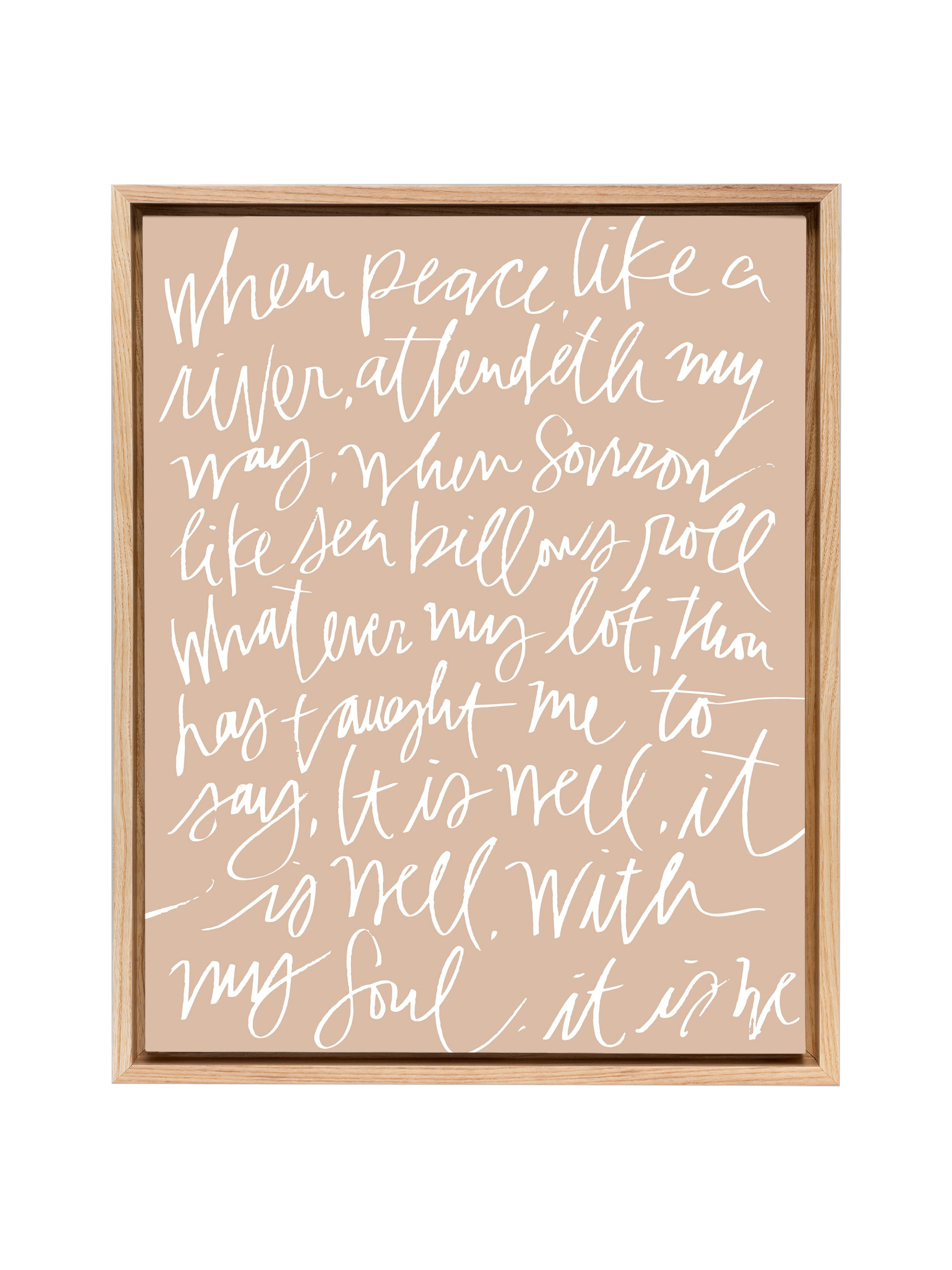 It Is Well | Cameo | Canvas