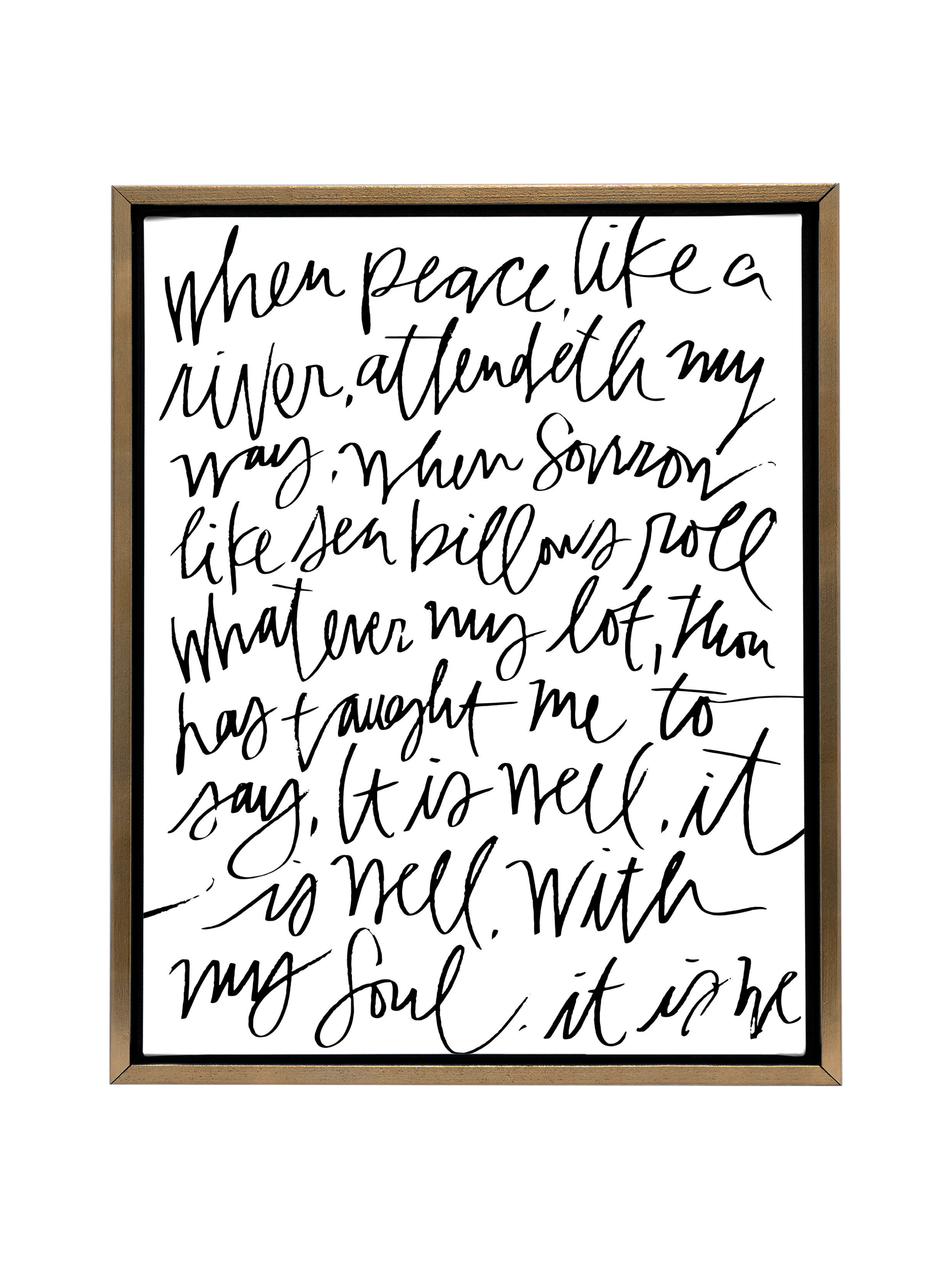 It Is Well | Pure White | Canvas