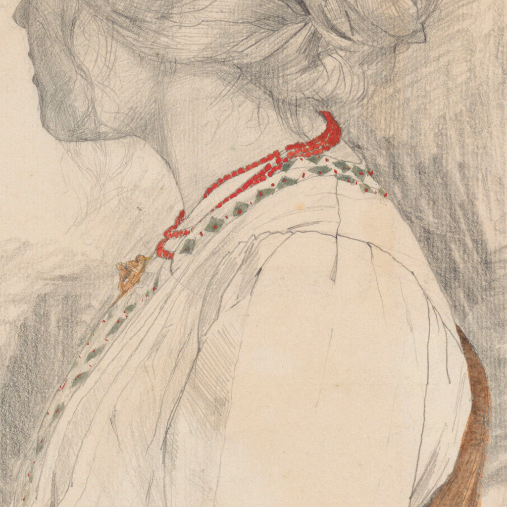 Woman with Beads | Canvas