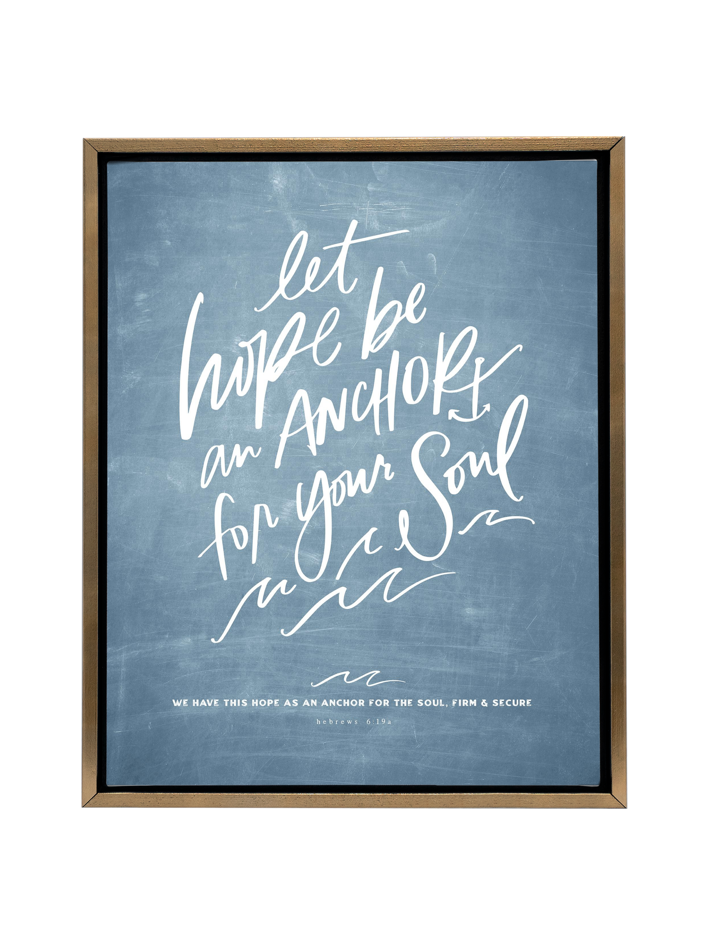 Let Hope Anchor Your Soul | Chambray | Canvas