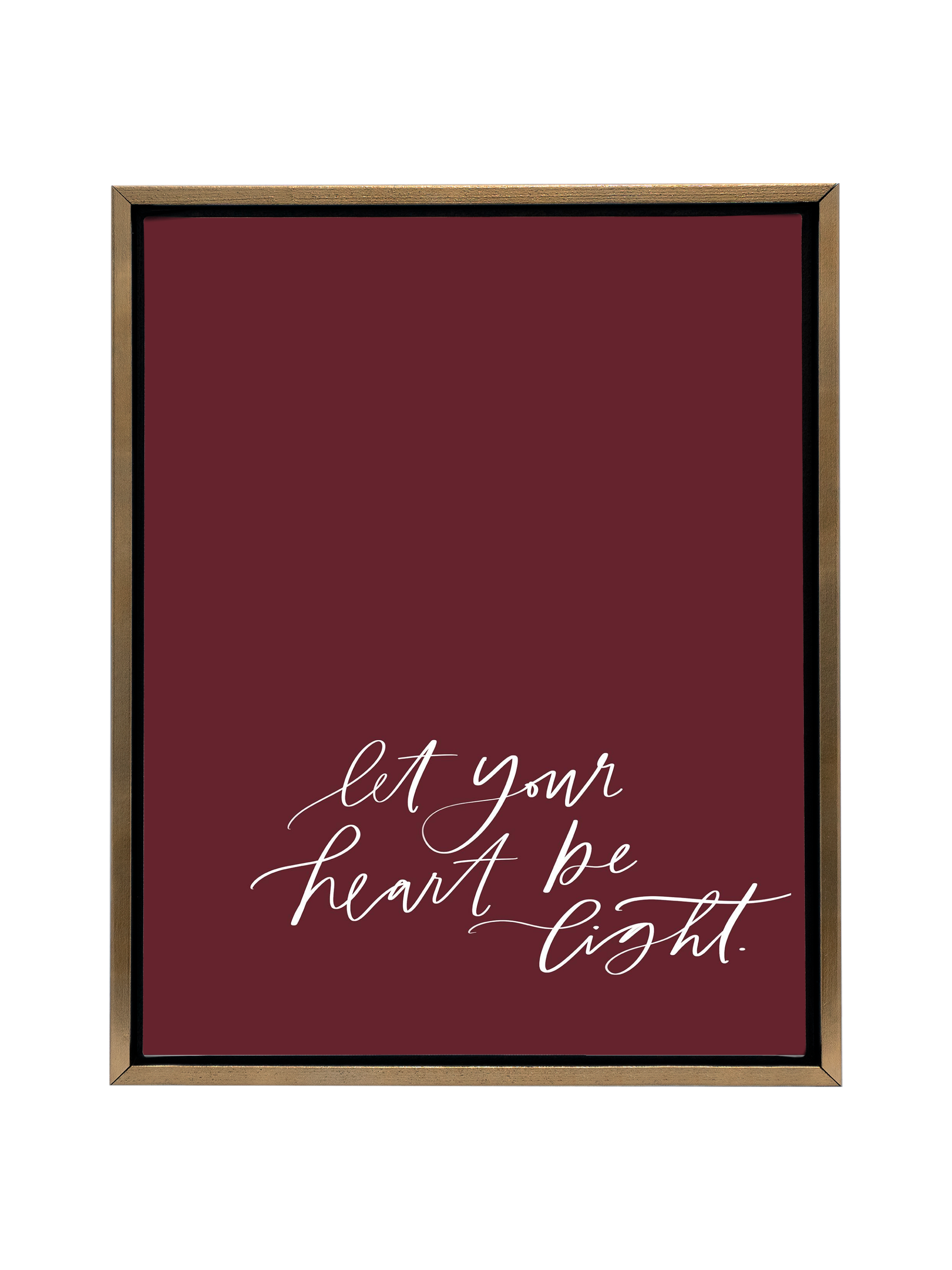 Let Your Heart be Light | Pomegranate | Canvas
