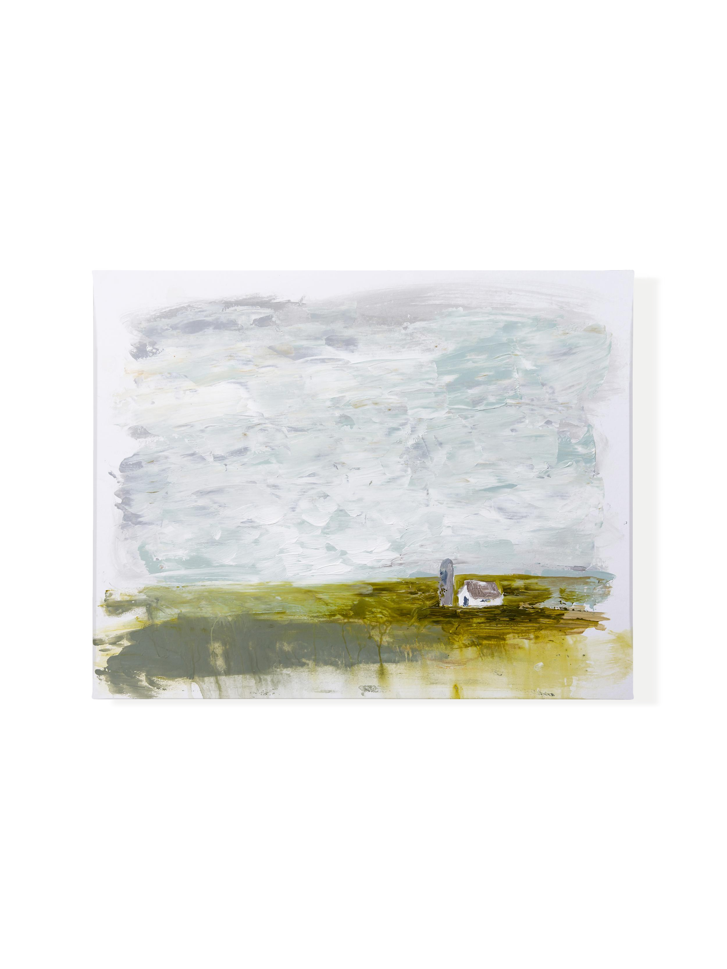 Little White Barn | Canvas