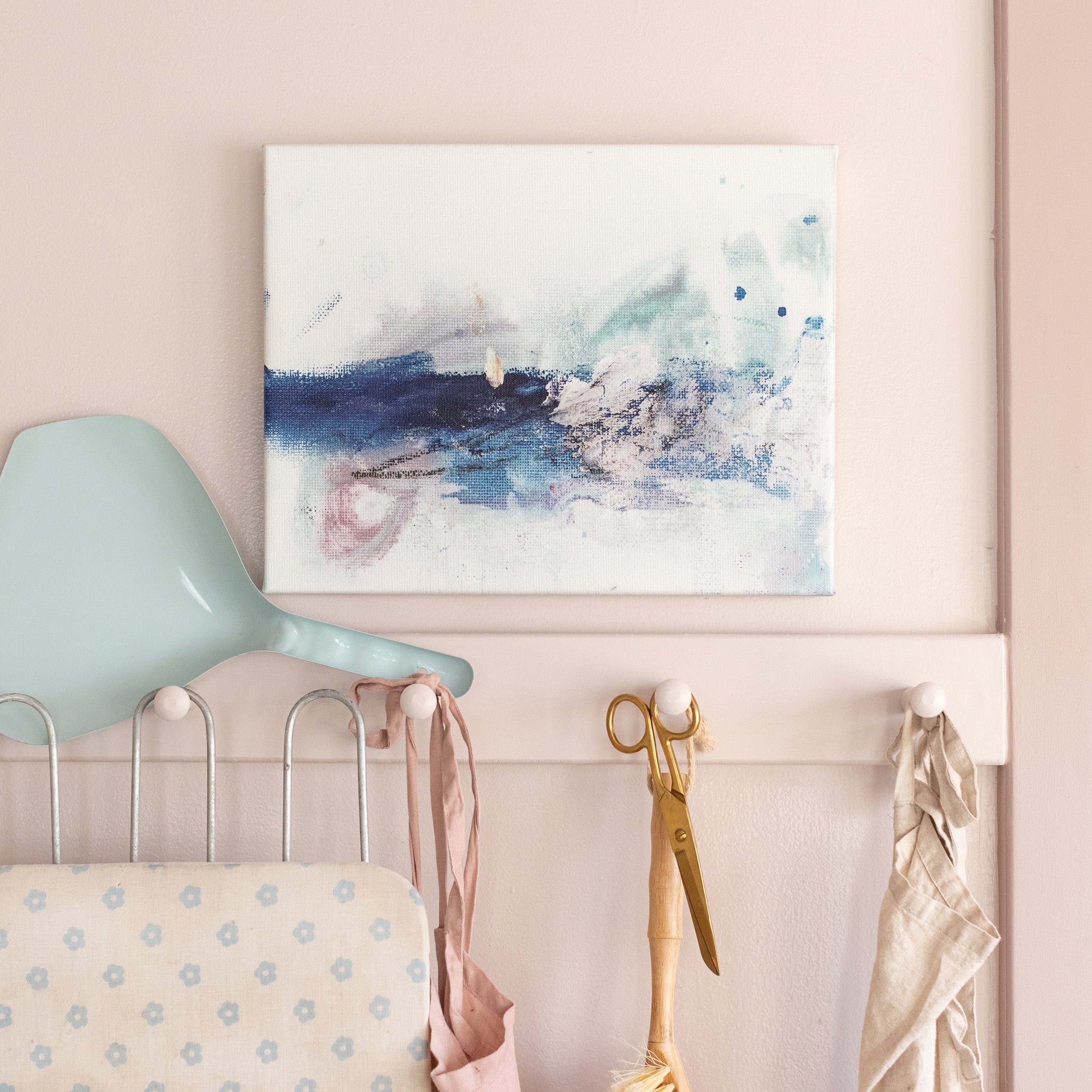 Iris Mini ✧・ﾟ Textured Canvas Wall Art