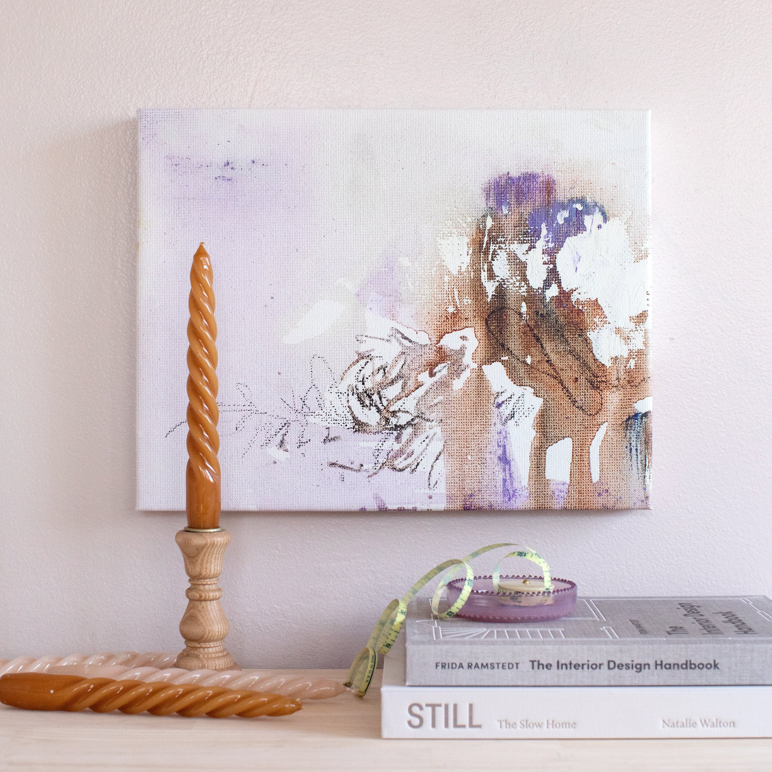 Hyacinth Mini ✧・ﾟ Textured Canvas Wall Art