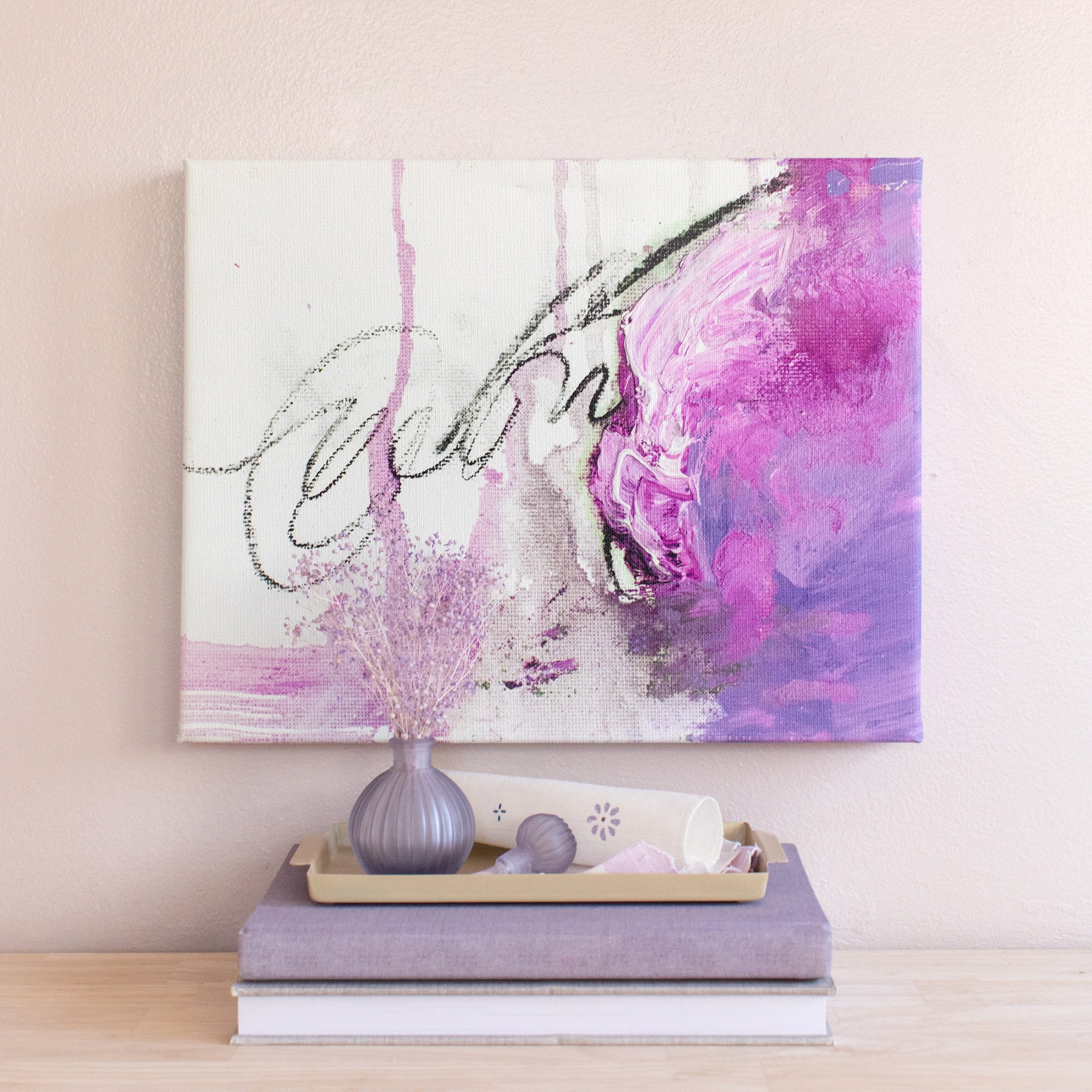 Orchid Mini ✧・ﾟ Textured Canvas Wall Art