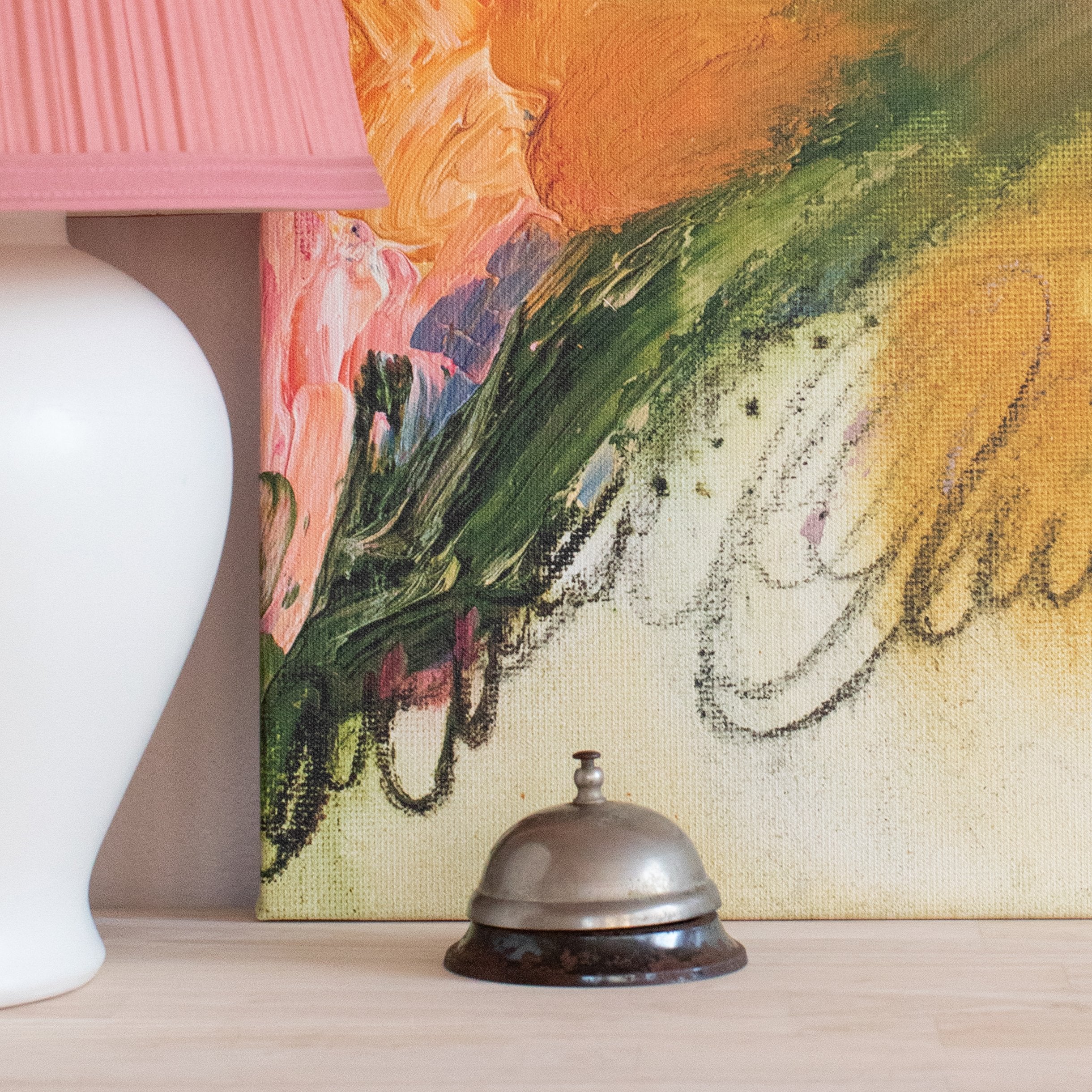 Snap Dragon Mini ✧・ﾟ Textured Canvas Wall Art