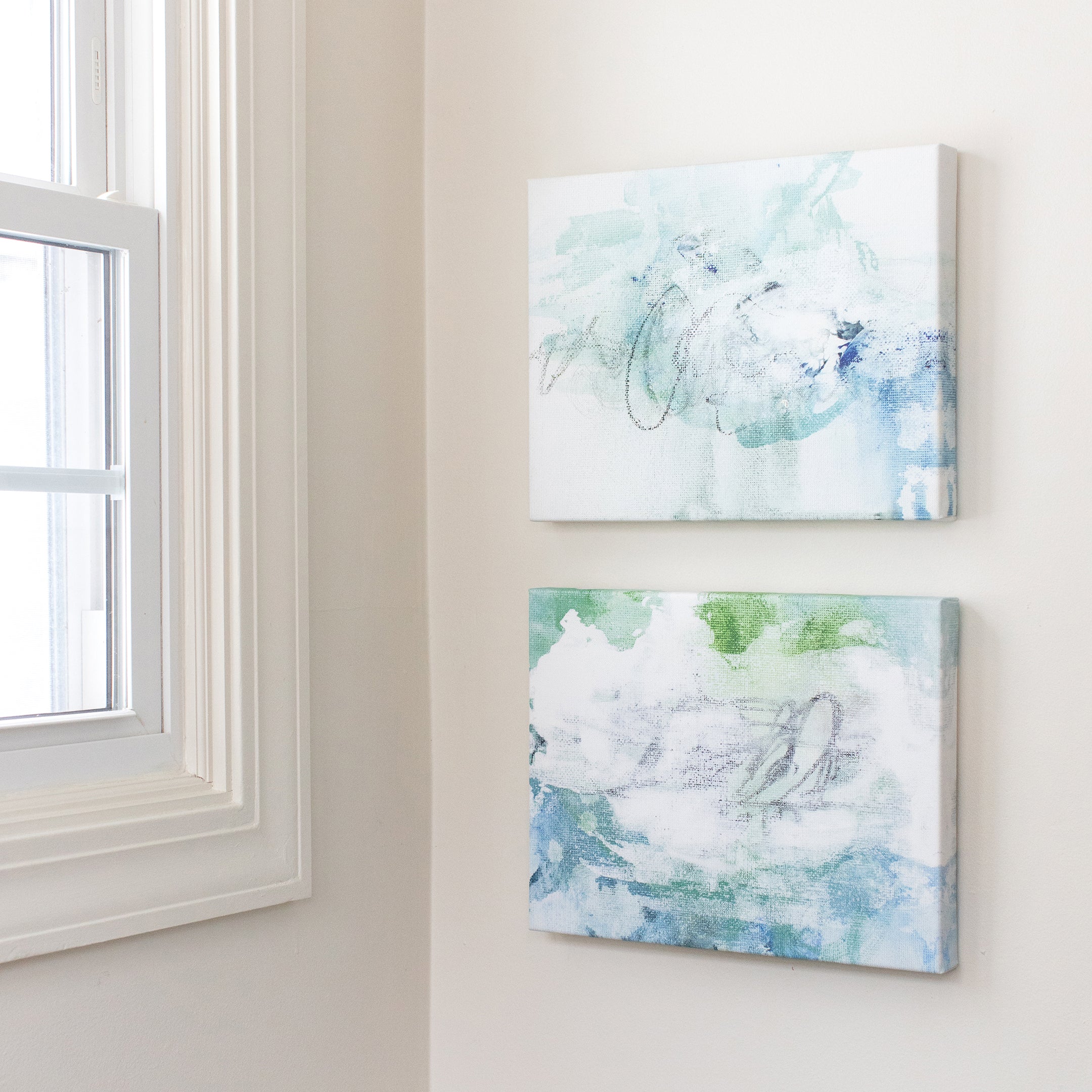 Sea Holly Mini ✧・ﾟ Textured Canvas Wall Art