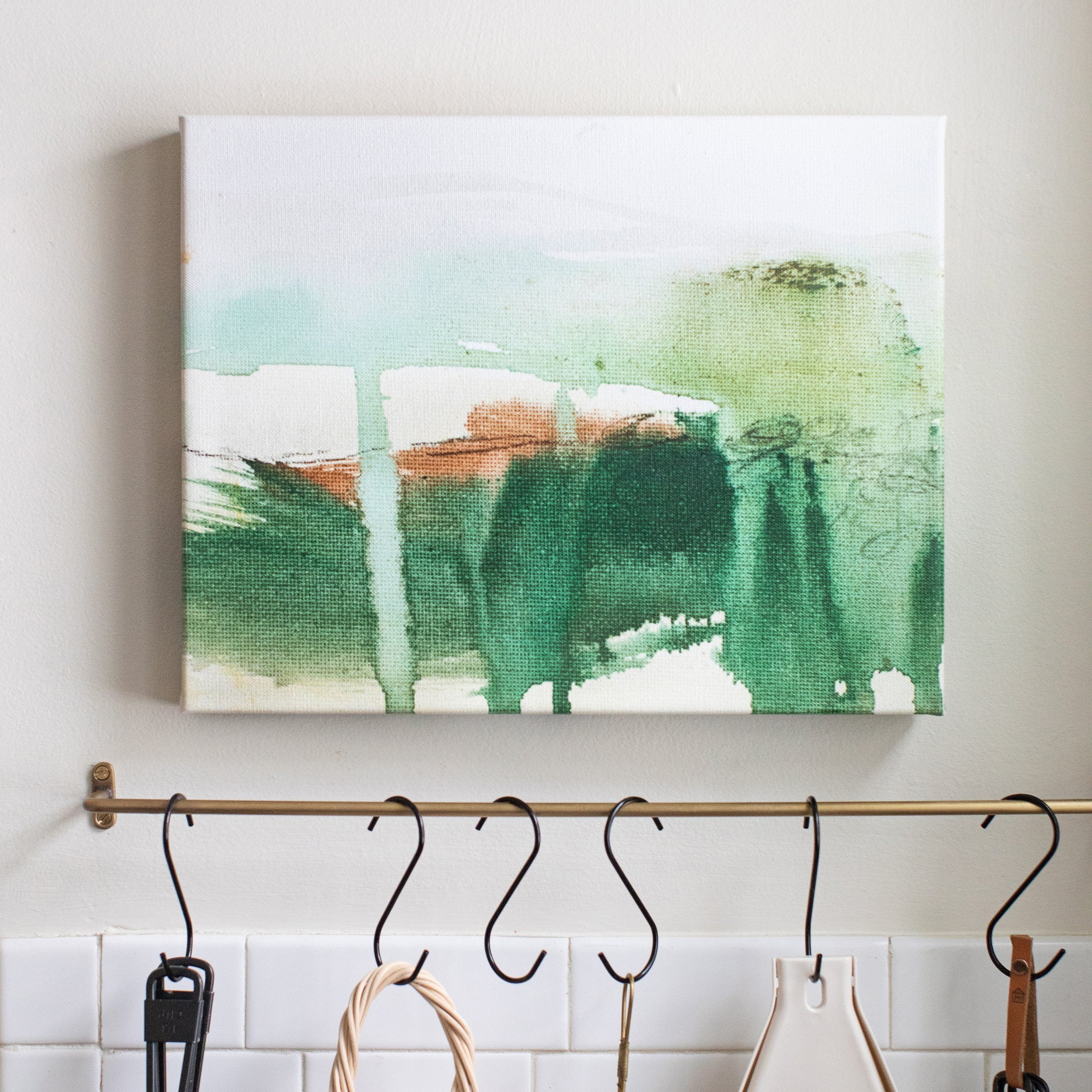 Jade Mini ✧・ﾟ Textured Canvas Wall Art