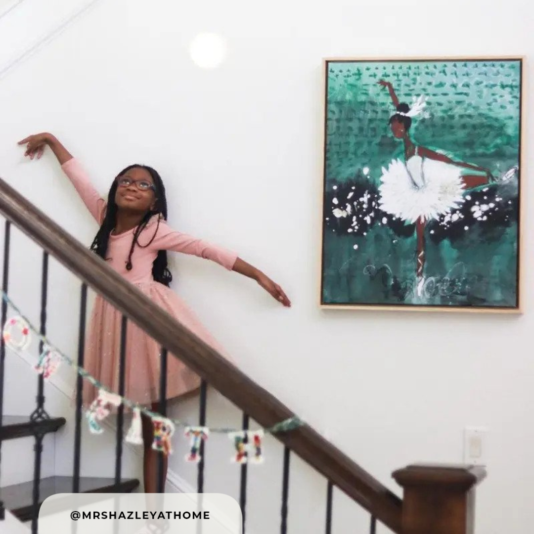 Ballerina on Stage | Canvas