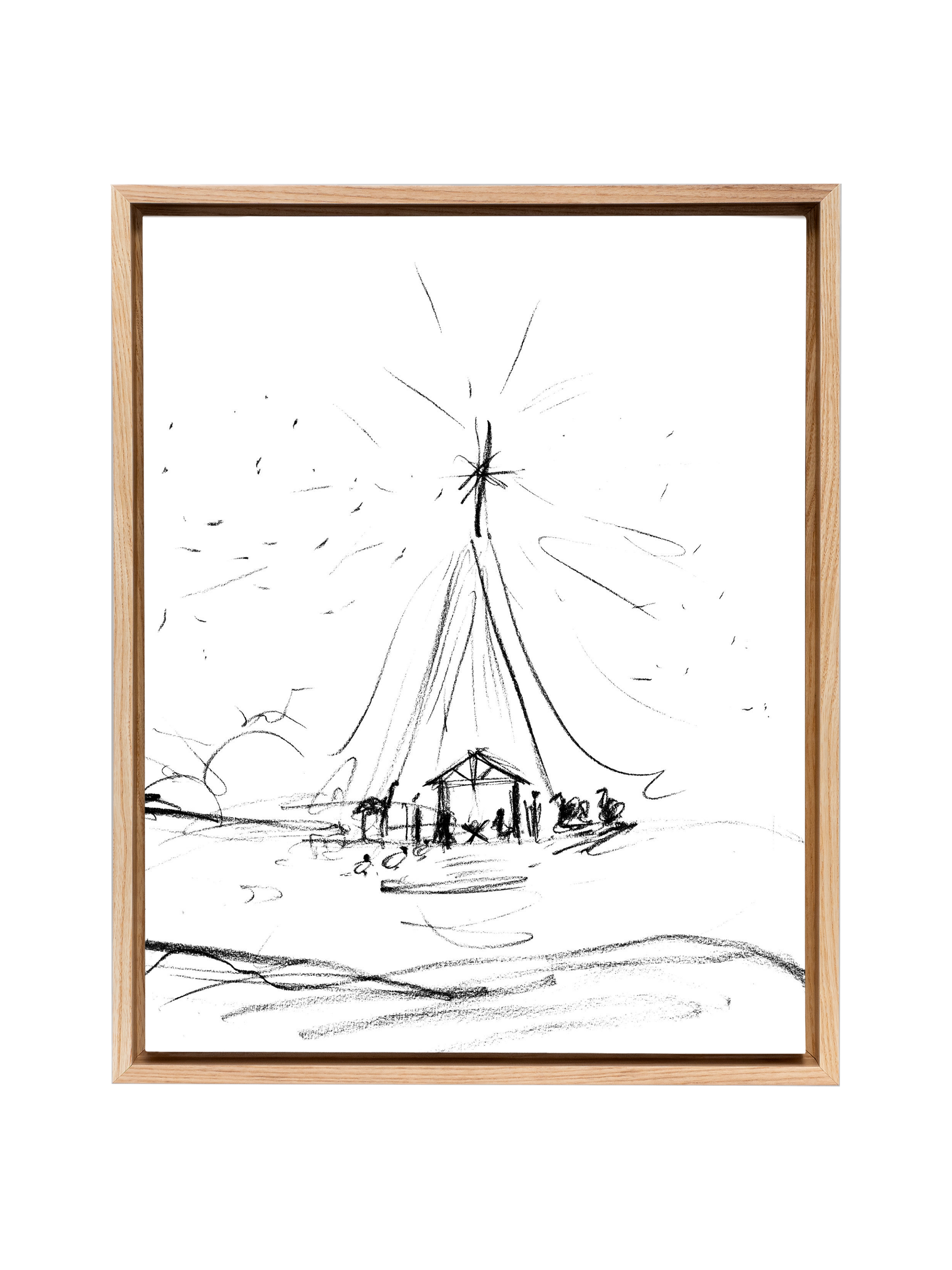 Nativity Sketch | Canvas