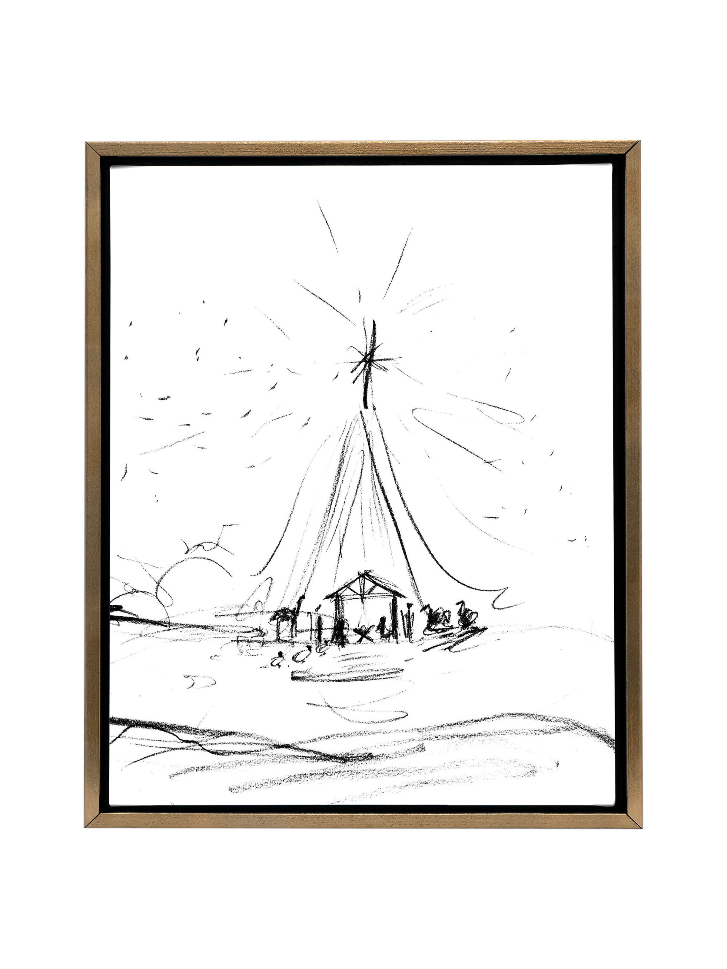 Nativity Sketch | Canvas