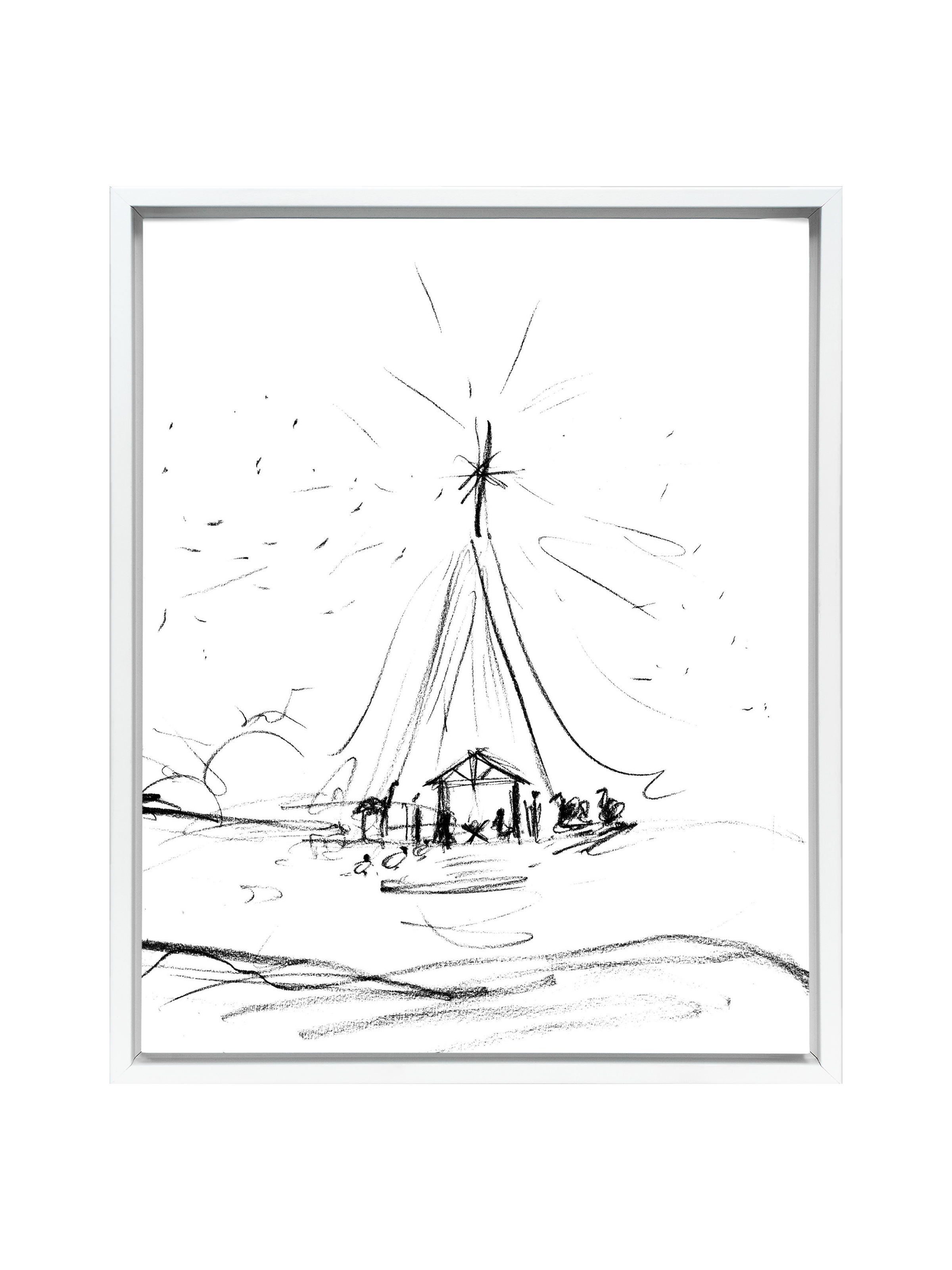 Nativity Sketch | Canvas
