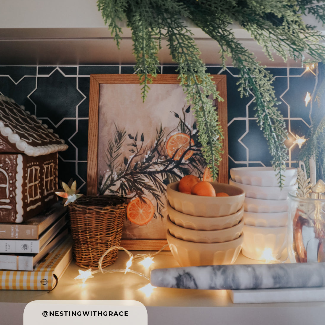 Citrus Garland | Vertical | Canvas