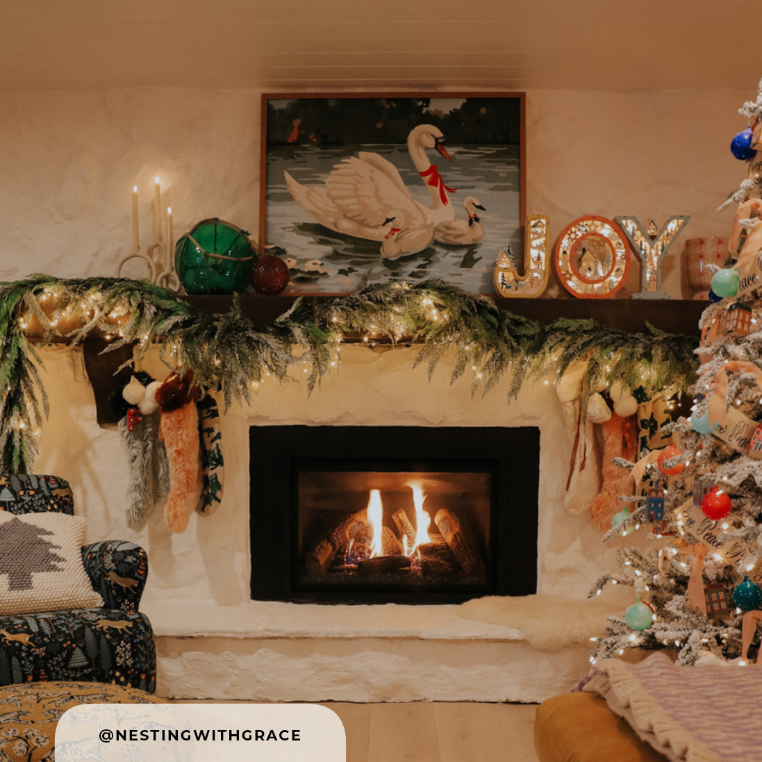 Swans A Swimming Paint By Number | Canvas