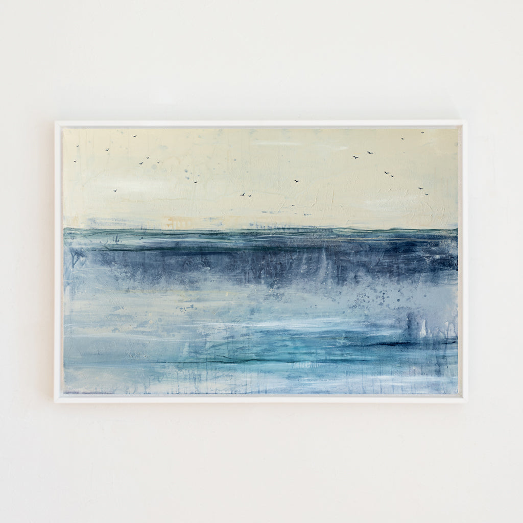 Breaking Waves Canvas Wall Art . Rectangle