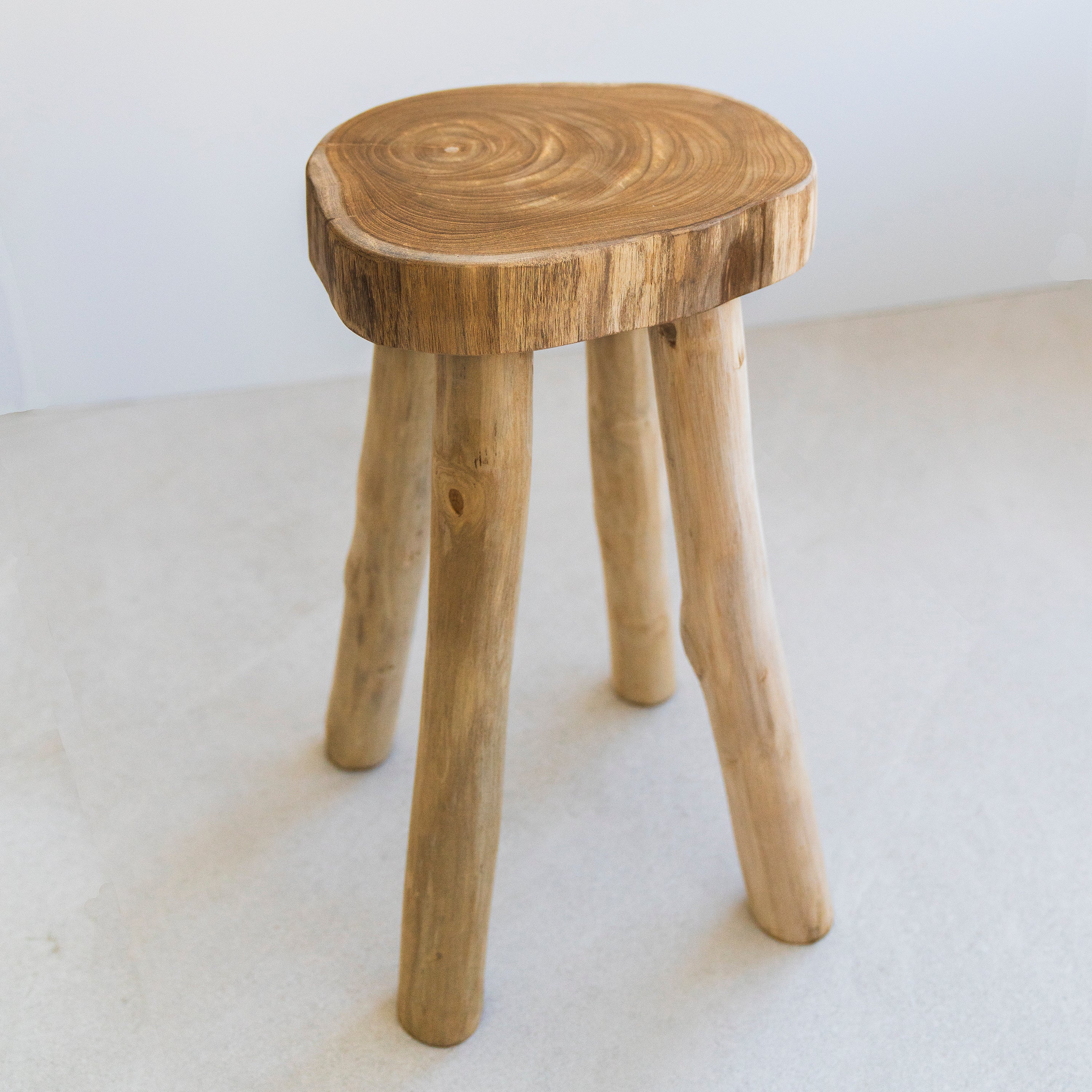 Solid Teak Stool